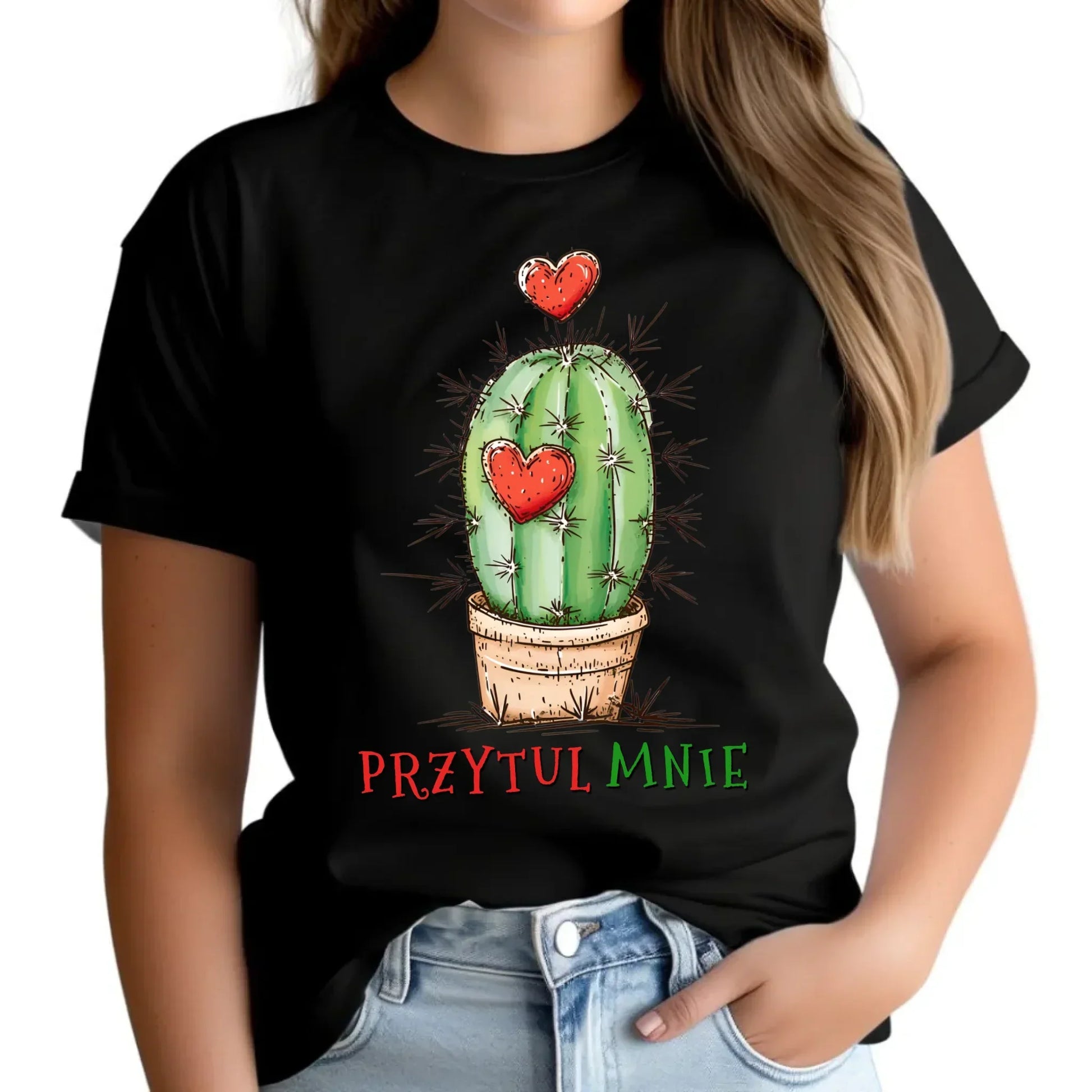 Przytul mnie | Koszulka damska W49 - StoryCups.pl