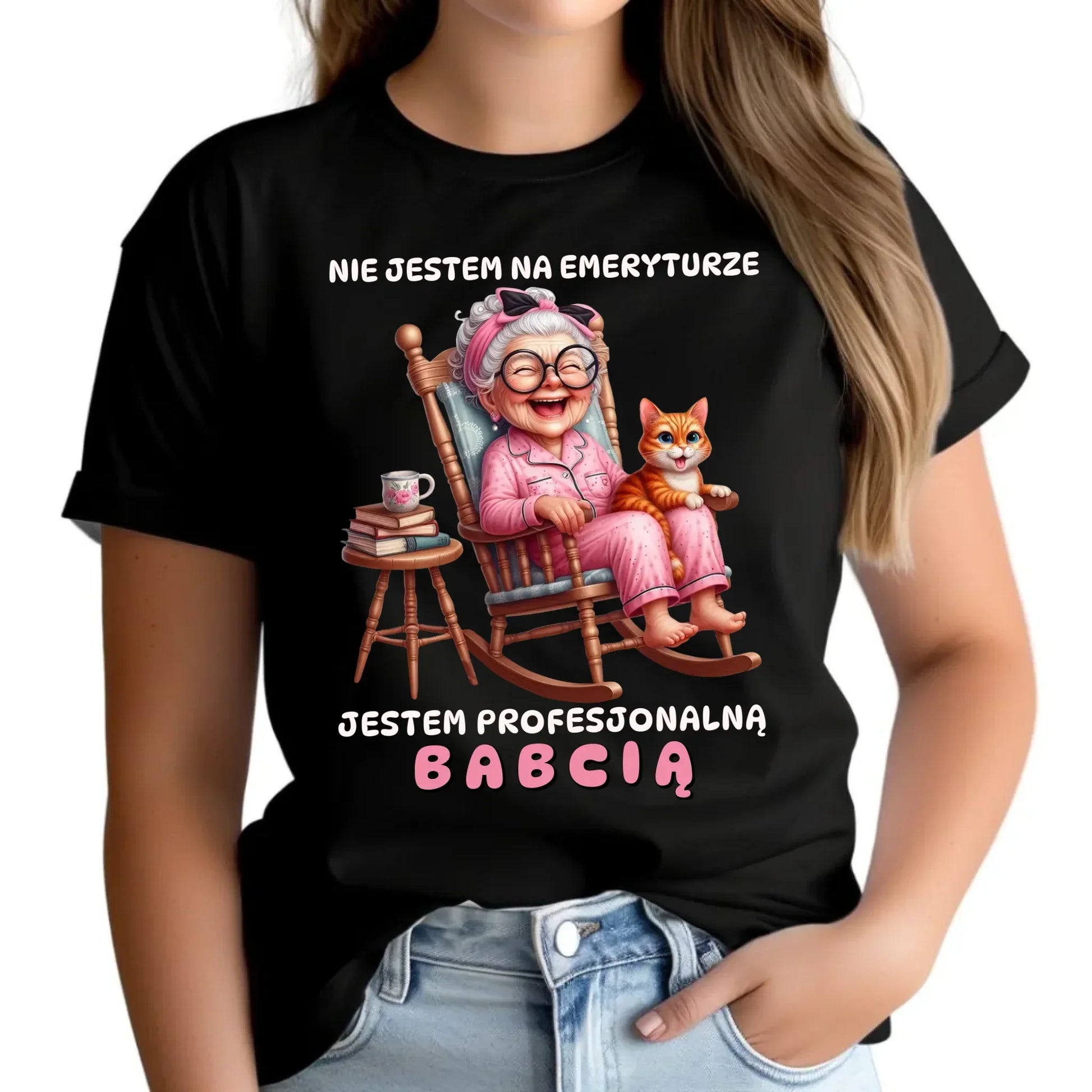 Profesjonalna babcia | Koszulka damska dla babci B20 - StoryCups.pl