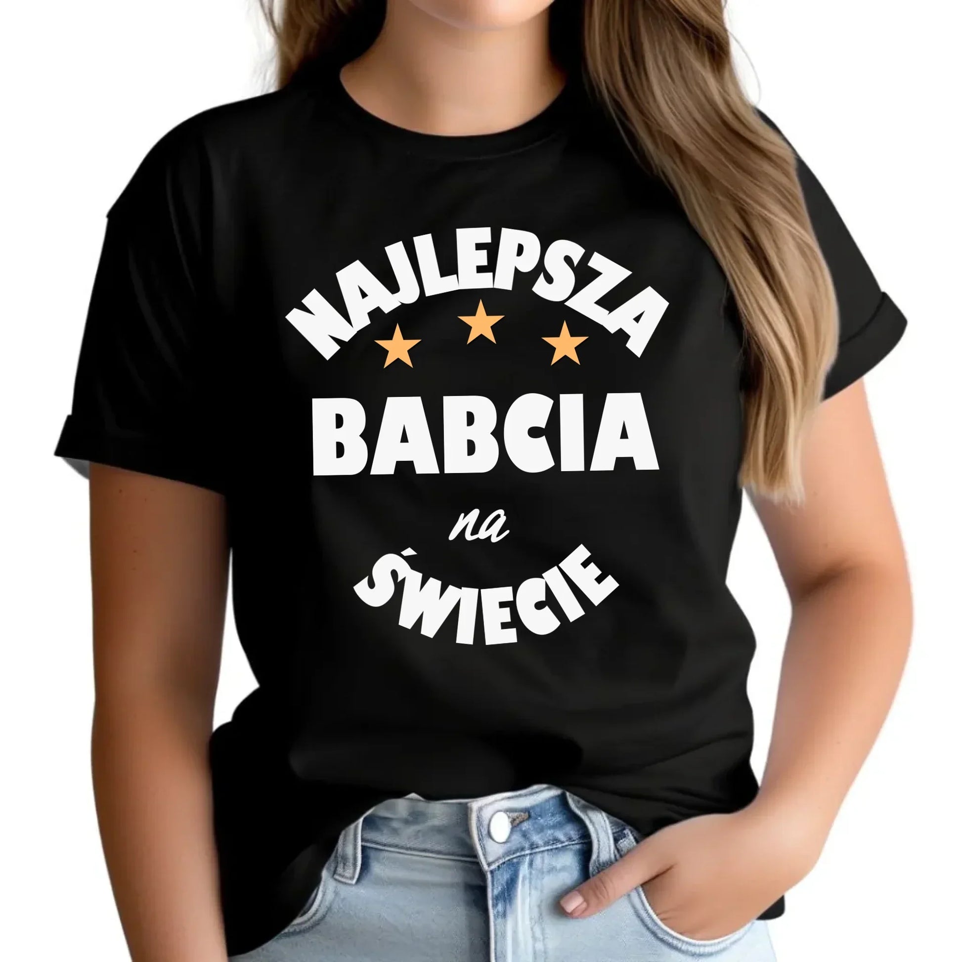 Najlepsza babcia na świecie | Koszulka damska dla babci B23 - StoryCups.pl