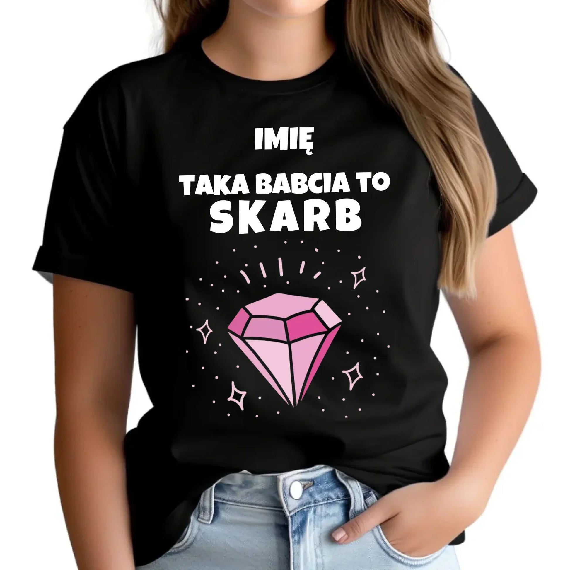 Taka babcia to skarb | Koszulka damska dla babci B06 - StoryCups.pl