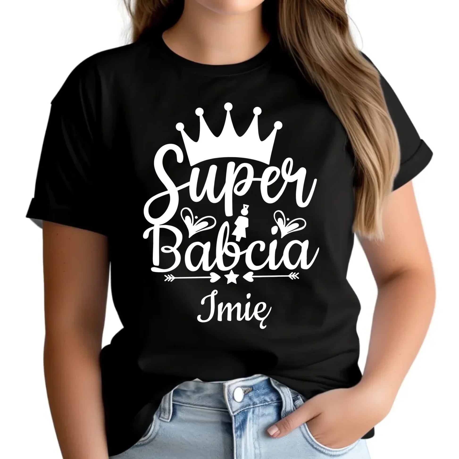 Super Babcia | Koszulka damska dla babci B03 - StoryCups.pl