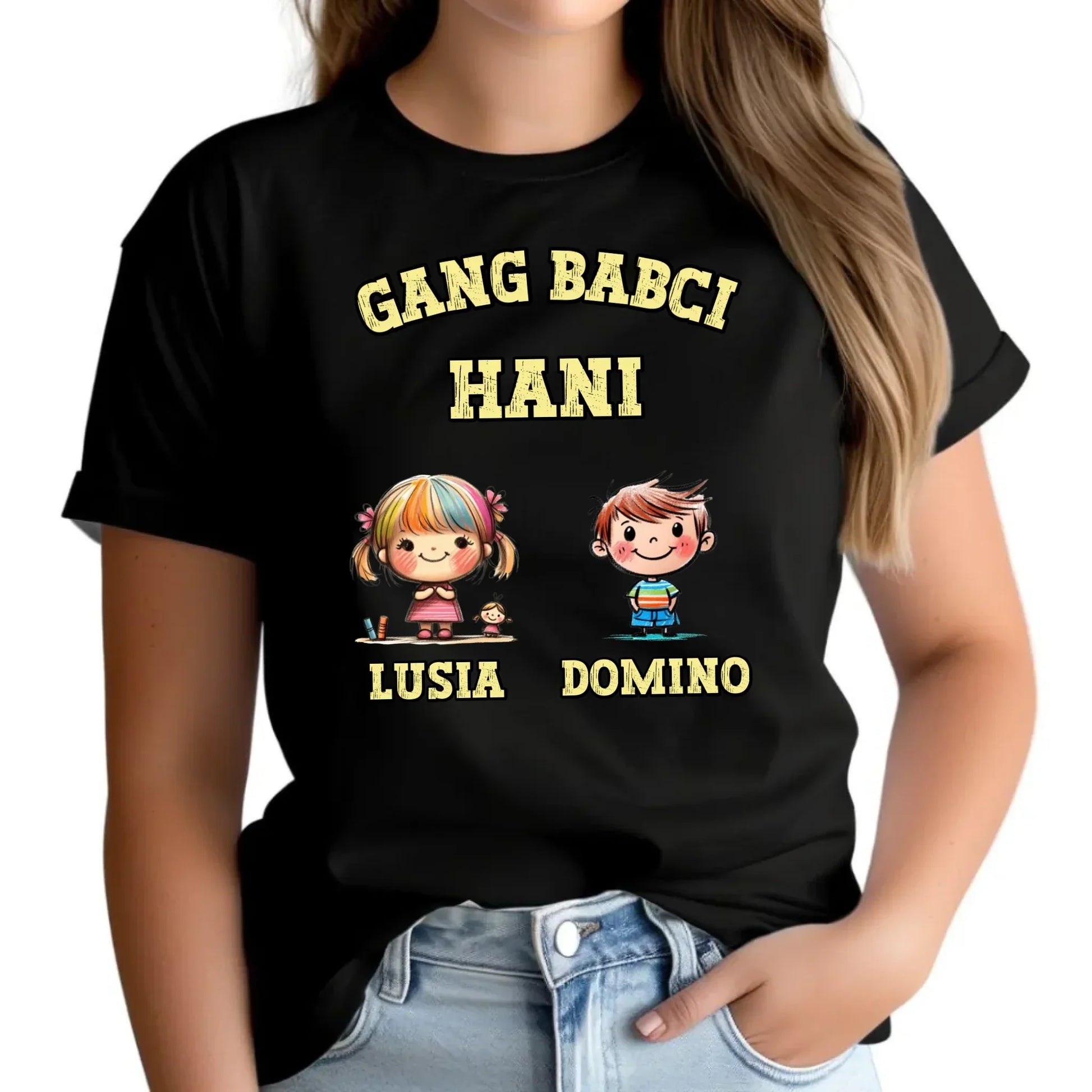 Gang Babci | Personalizowana koszulka damska dla babci B18 - StoryCups.pl