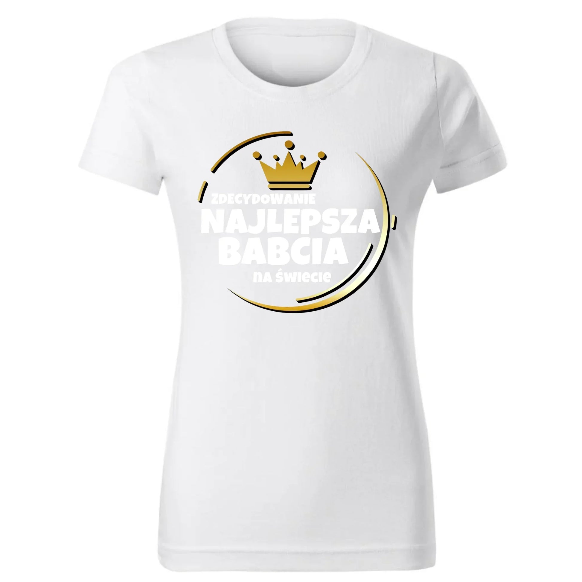Zdecydowanie najlepsza babcia na świecie | Koszulka damska dla babci B32 - StoryCups.pl