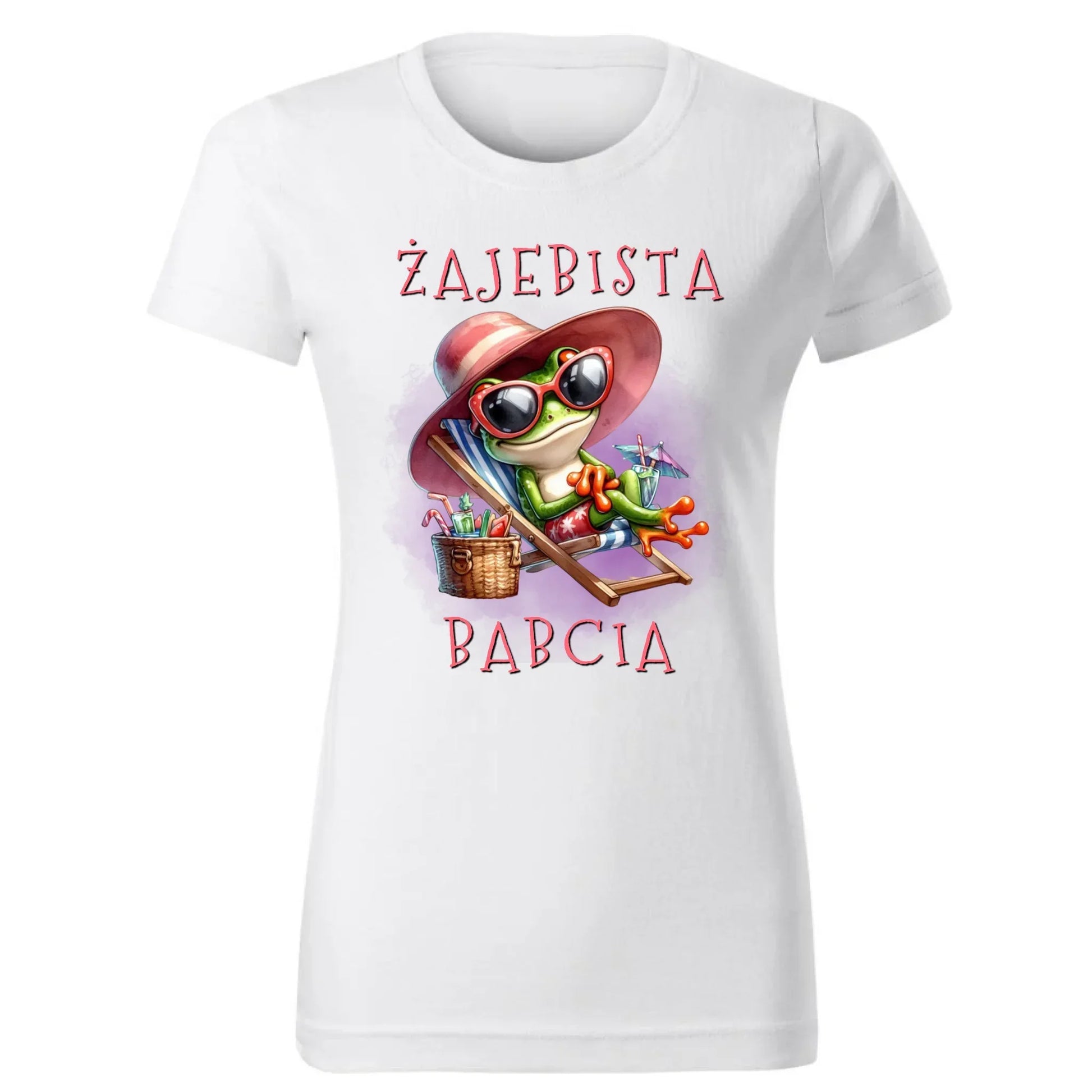 Żajebista babcia | Koszulka damska dla babci B27 - StoryCups.pl