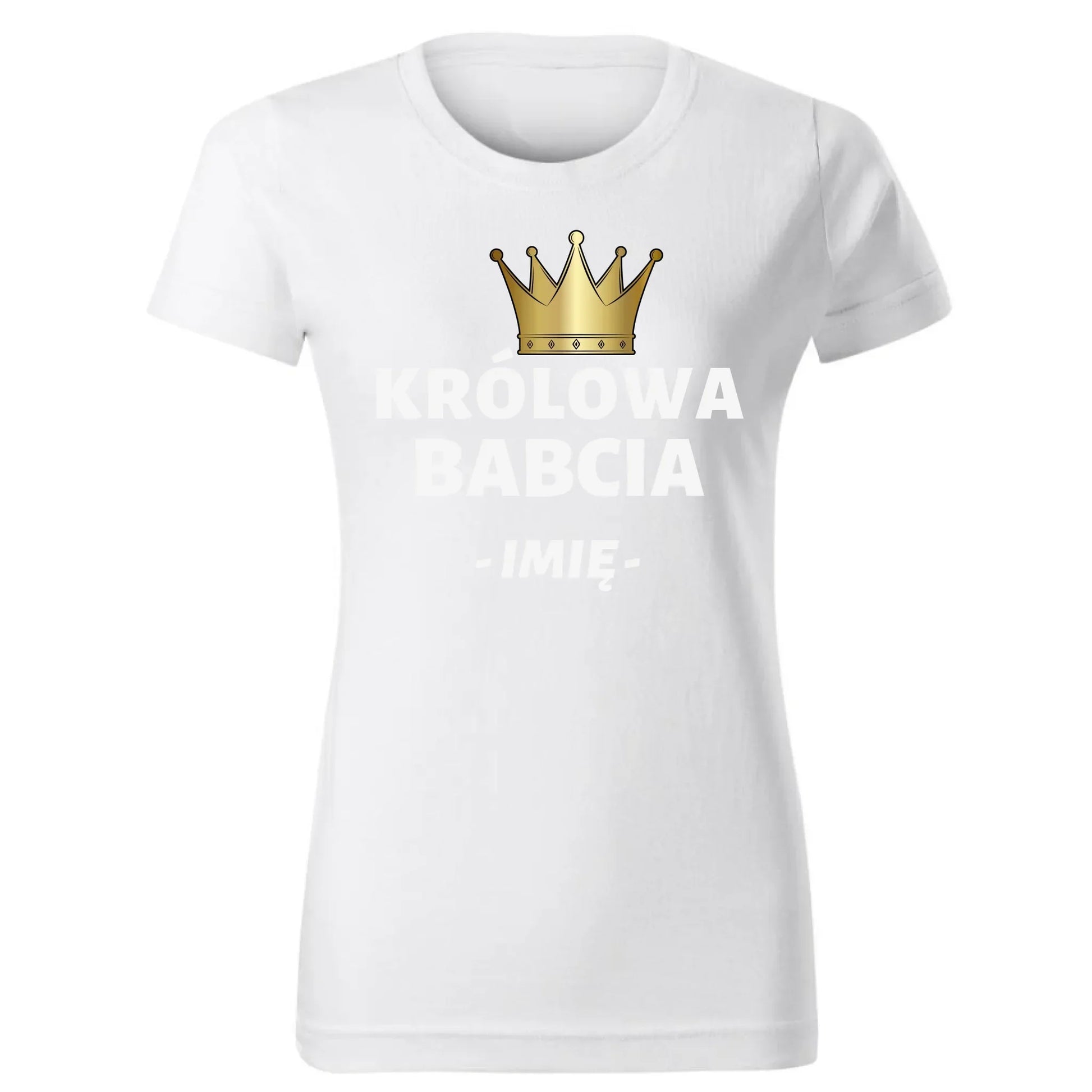 Królowa Babcia | Personalizowana koszulka damska dla babci B17 - StoryCups.pl