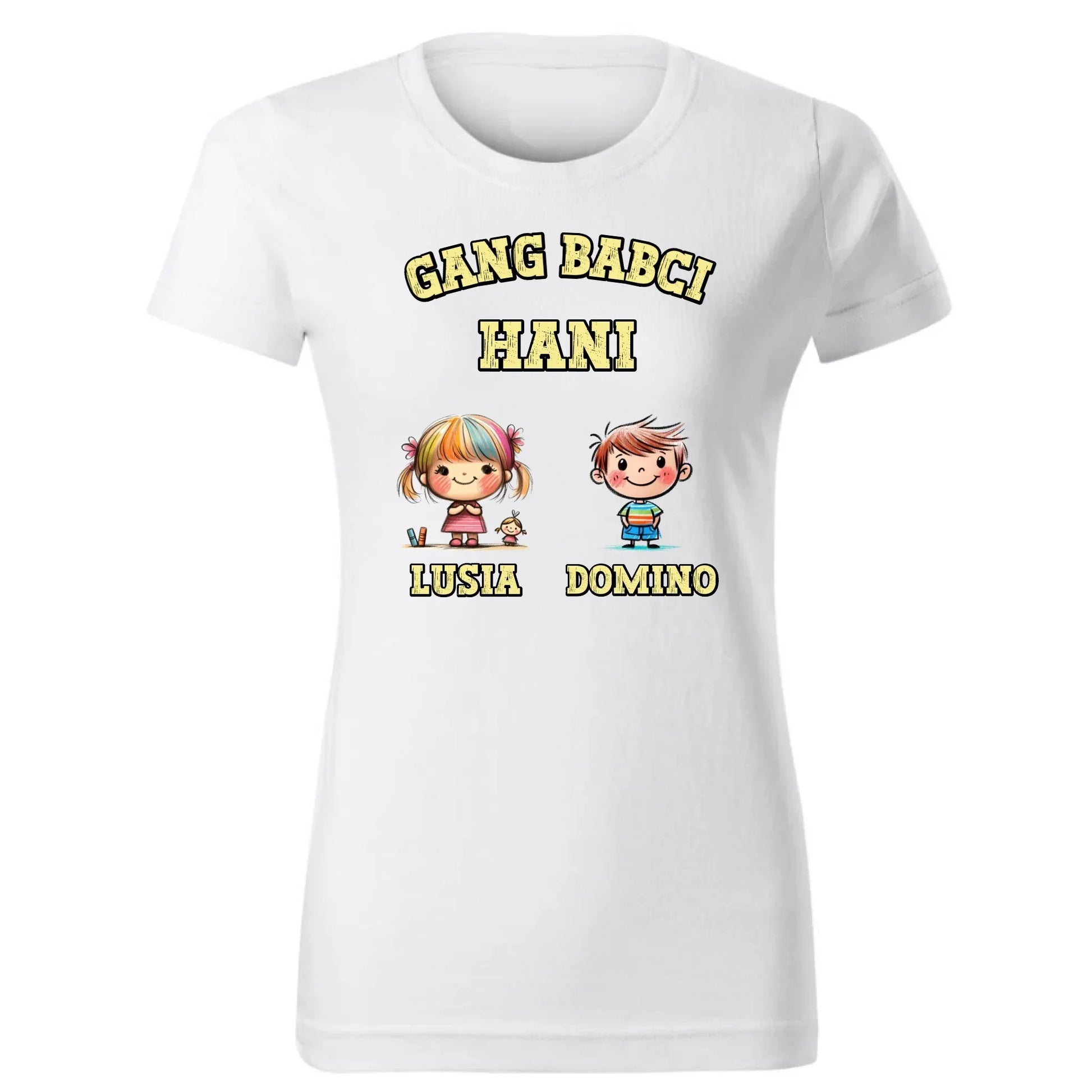 Gang Babci | Personalizowana koszulka damska dla babci B18 - StoryCups.pl