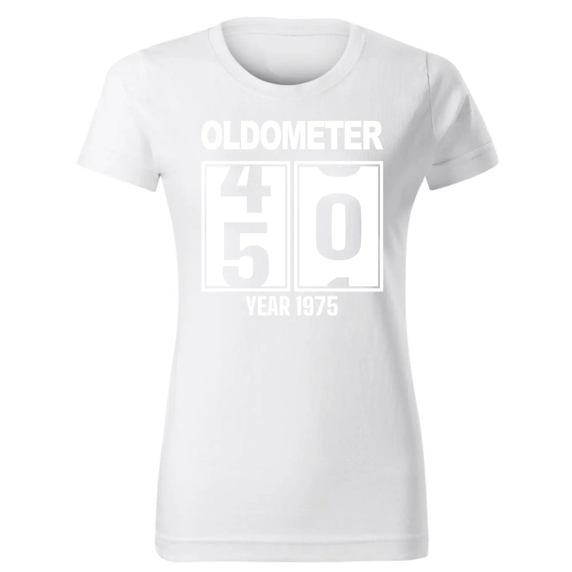 Oldometer 20-85 lat | Koszulka damska na urodziny U06 - StoryCups.pl