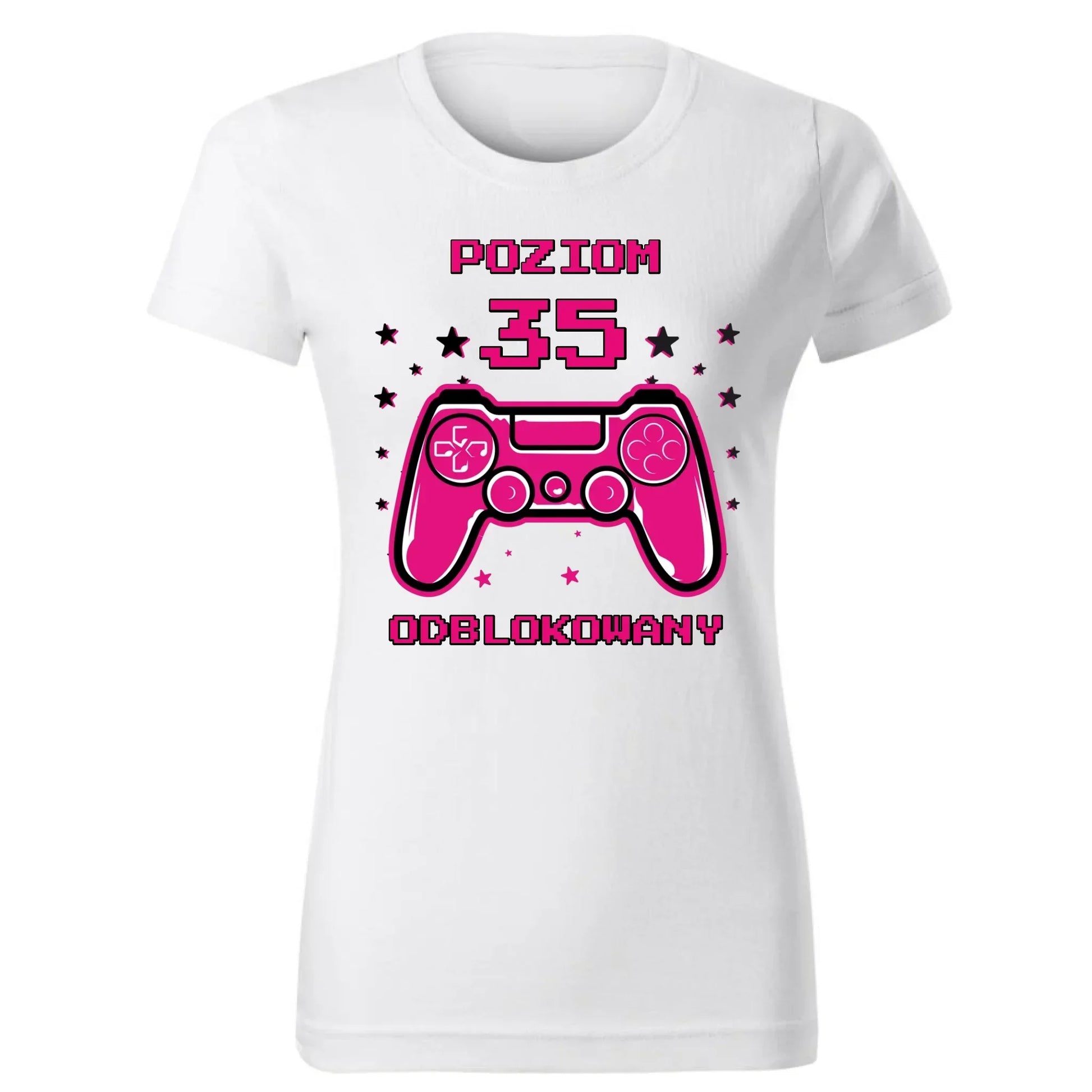 Poziom odblokowany (wiek) | Koszulka damska prezent na urodziny dla gracza U23 - StoryCups.pl