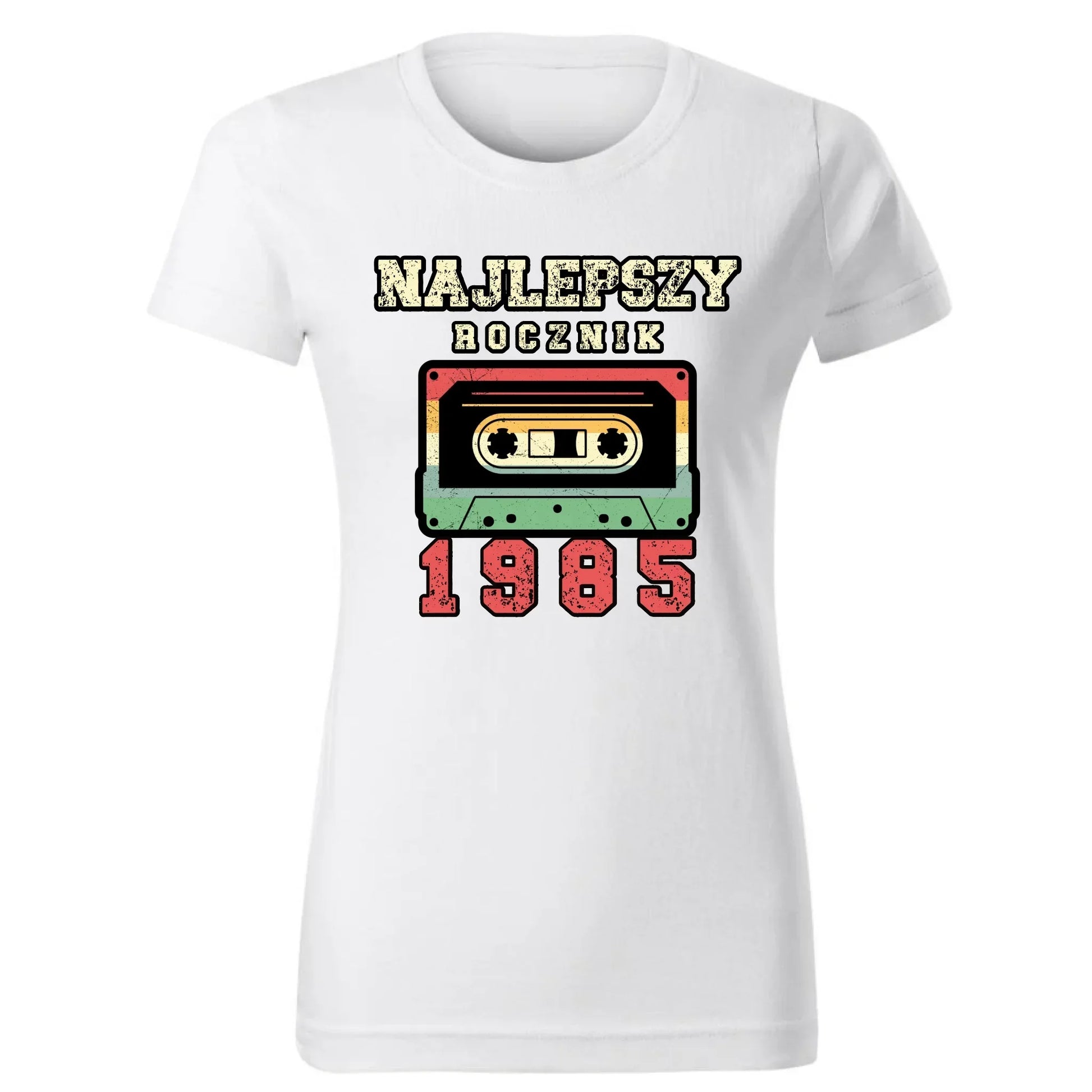 Najlepszy rocznik | Personalizowana koszulka damska prezent na urodziny U02 - StoryCups.pl