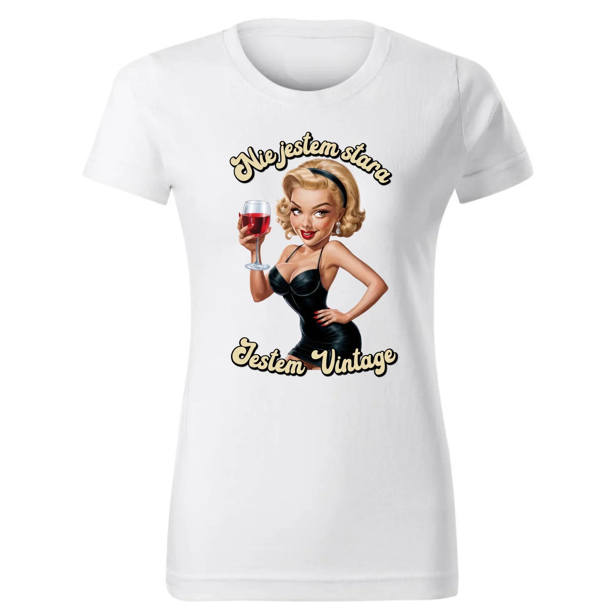Nie jestem stara jestem vintage | Koszulka damska na urodziny U05 - StoryCups.pl