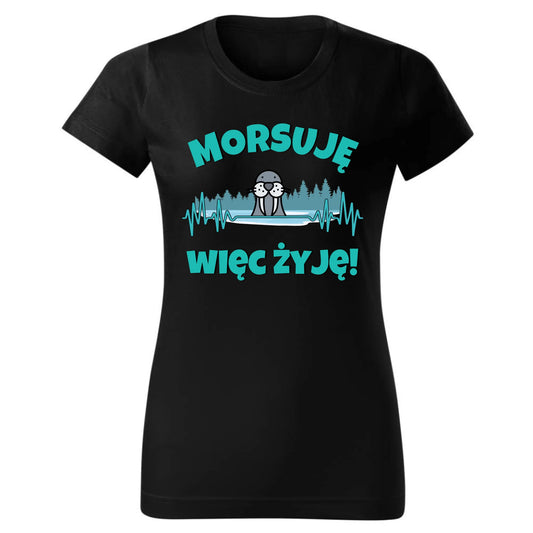 Morsuję więc żyję | Koszulka damska mors HM02 - StoryCups.pl