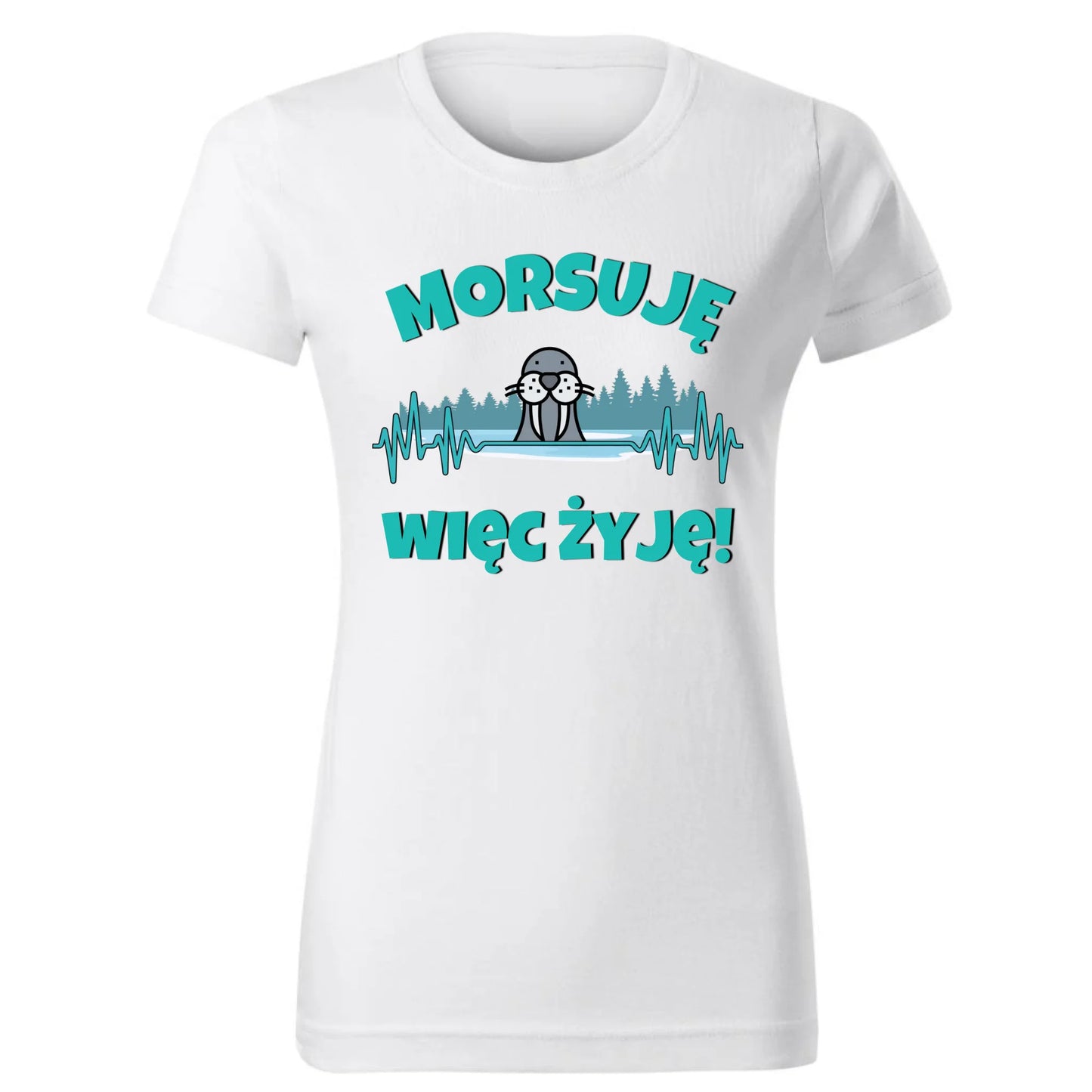 Morsuję więc żyję | Koszulka damska mors HM02 - StoryCups.pl