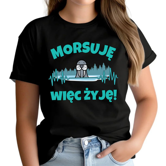 Morsuję więc żyję | Koszulka damska mors HM02 - StoryCups.pl