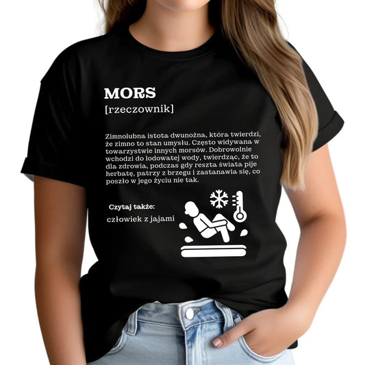Mors [rzeczownik] | Koszulka damska HM12 - StoryCups.pl