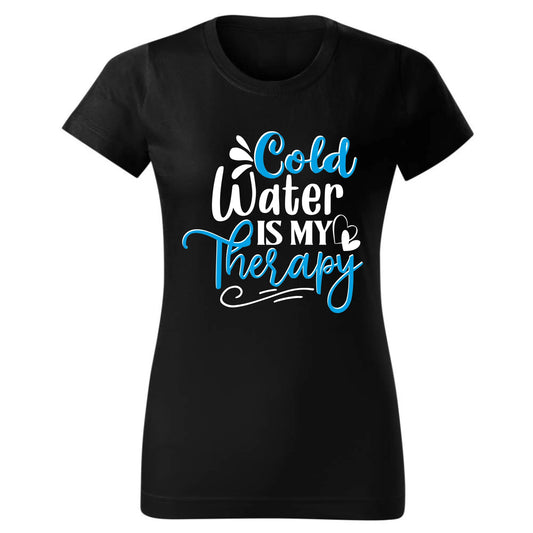 Cold water is my therapy | Koszulka damska HM14 - StoryCups.pl