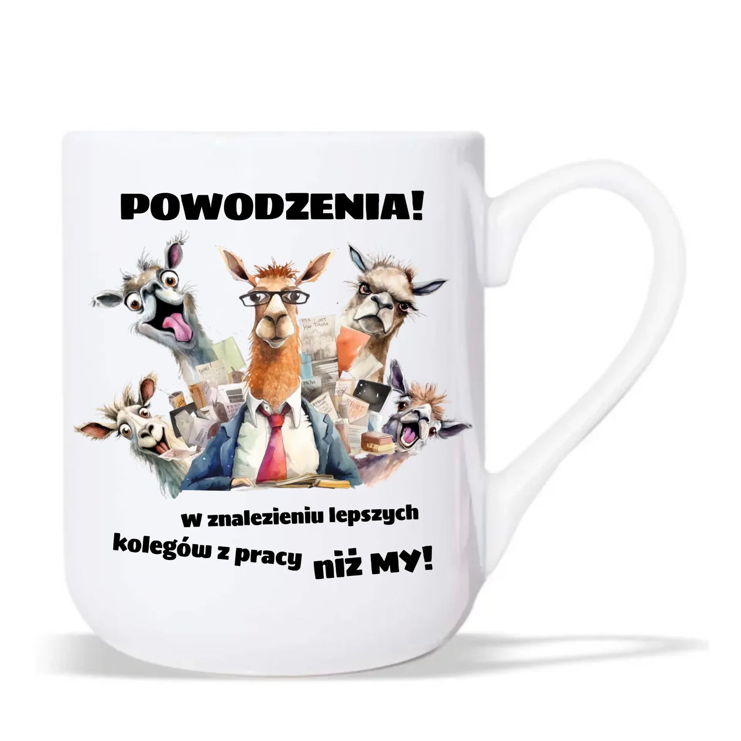 Kubek elegant prezent na odejście z pracy POŻEGNANIE AWANS