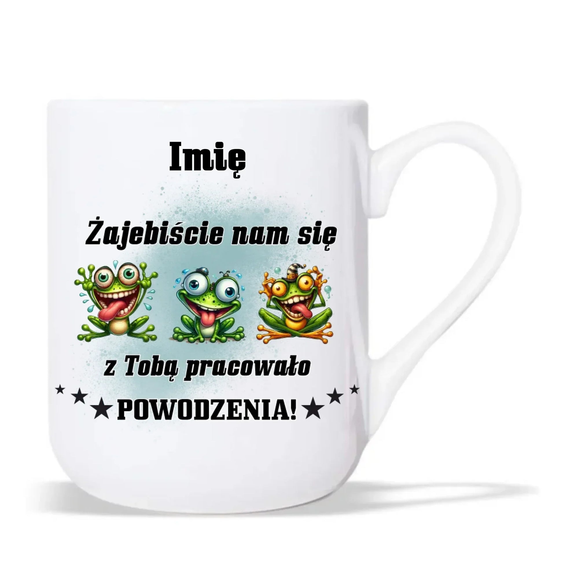 Żajebiście nam się z Tobą pracowało | Kubek elegant na odejście z pracy OP10 - StoryCups.pl