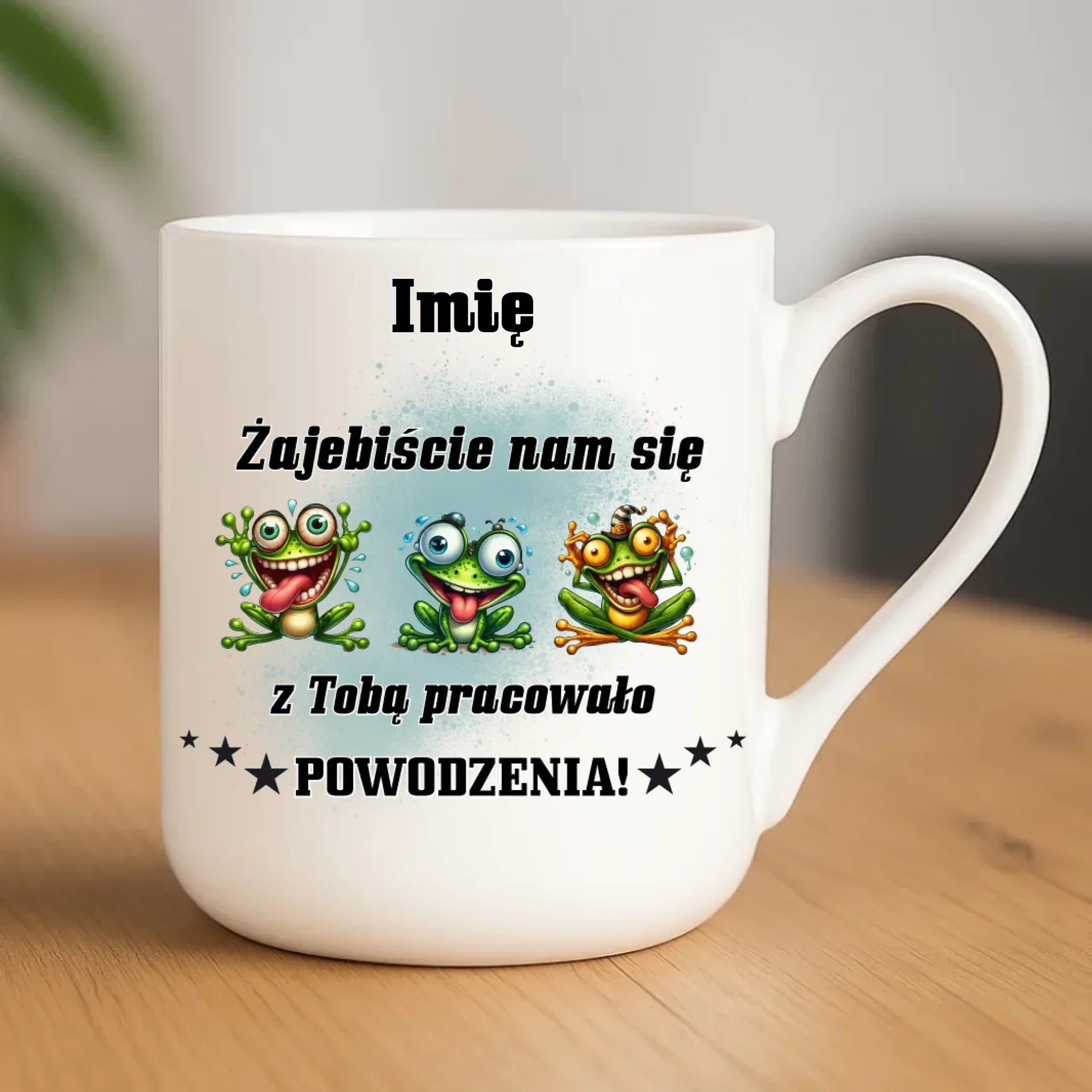 Żajebiście nam się z Tobą pracowało | Kubek elegant na odejście z pracy OP10 - StoryCups.pl