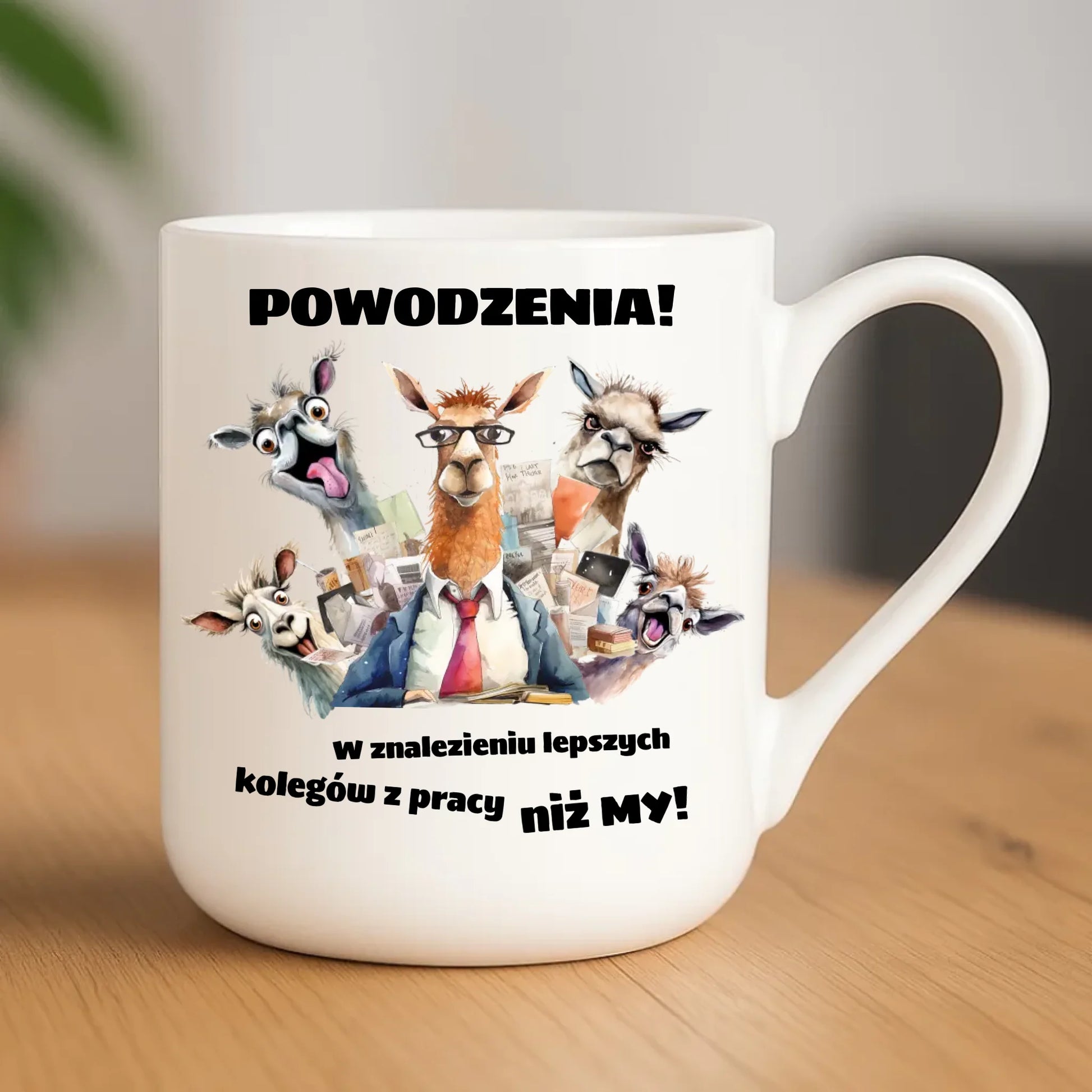 Kubek elegant prezent na odejście z pracy POŻEGNANIE AWANS