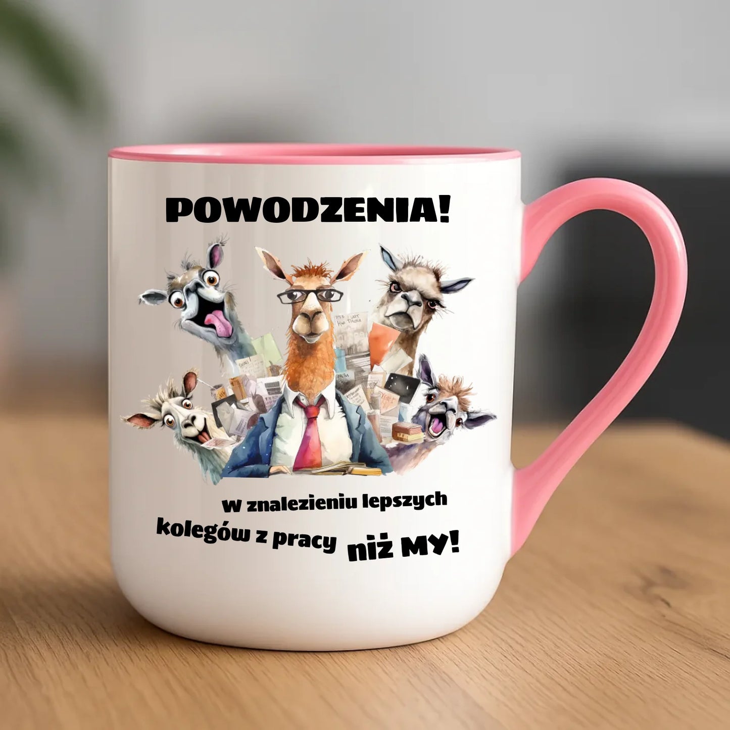Kubek elegant prezent na odejście z pracy POŻEGNANIE AWANS