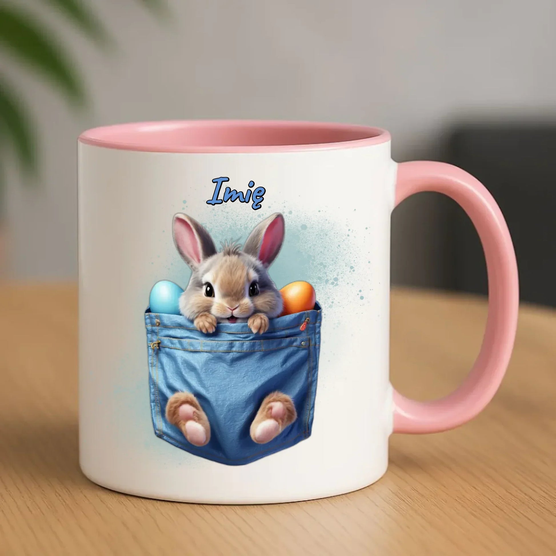 Mały zajączek | Personalizowany kubek na Wielkanoc WN10 - StoryCups.pl