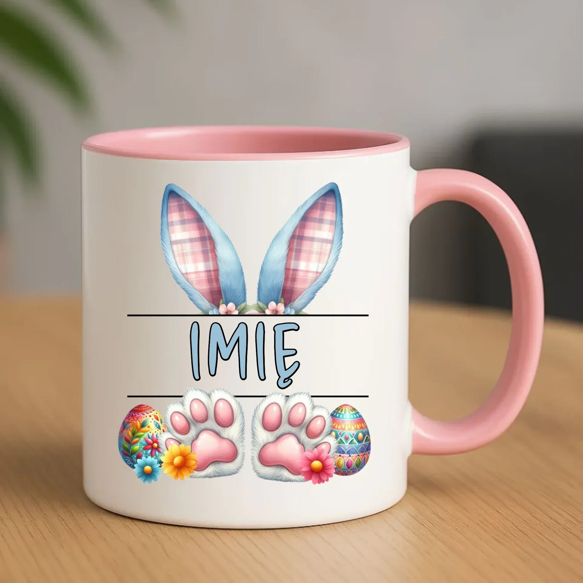 Zajączek z imieniem | Kubek na Wielkanoc WN11 - StoryCups.pl