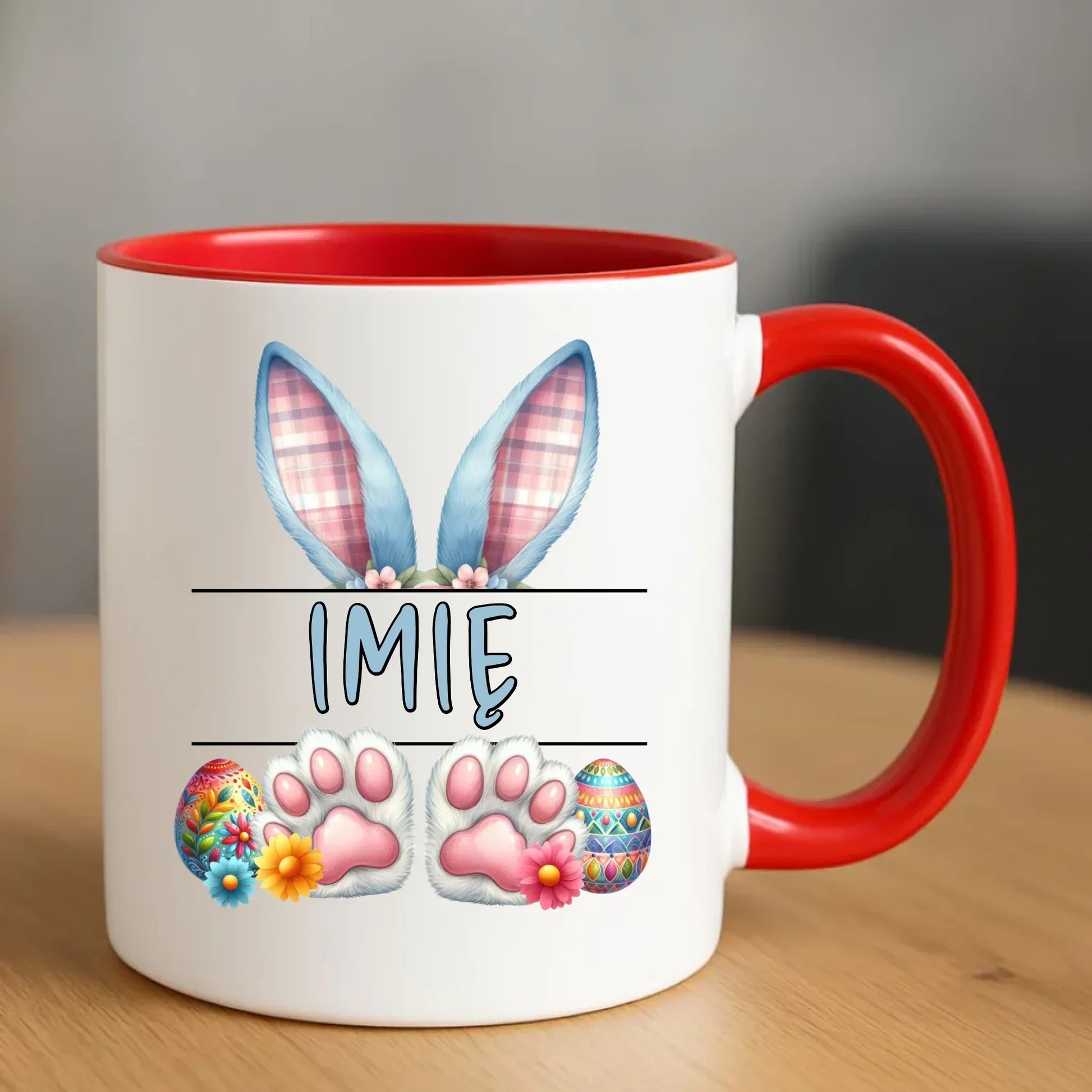 Zajączek z imieniem | Kubek na Wielkanoc WN11 - StoryCups.pl