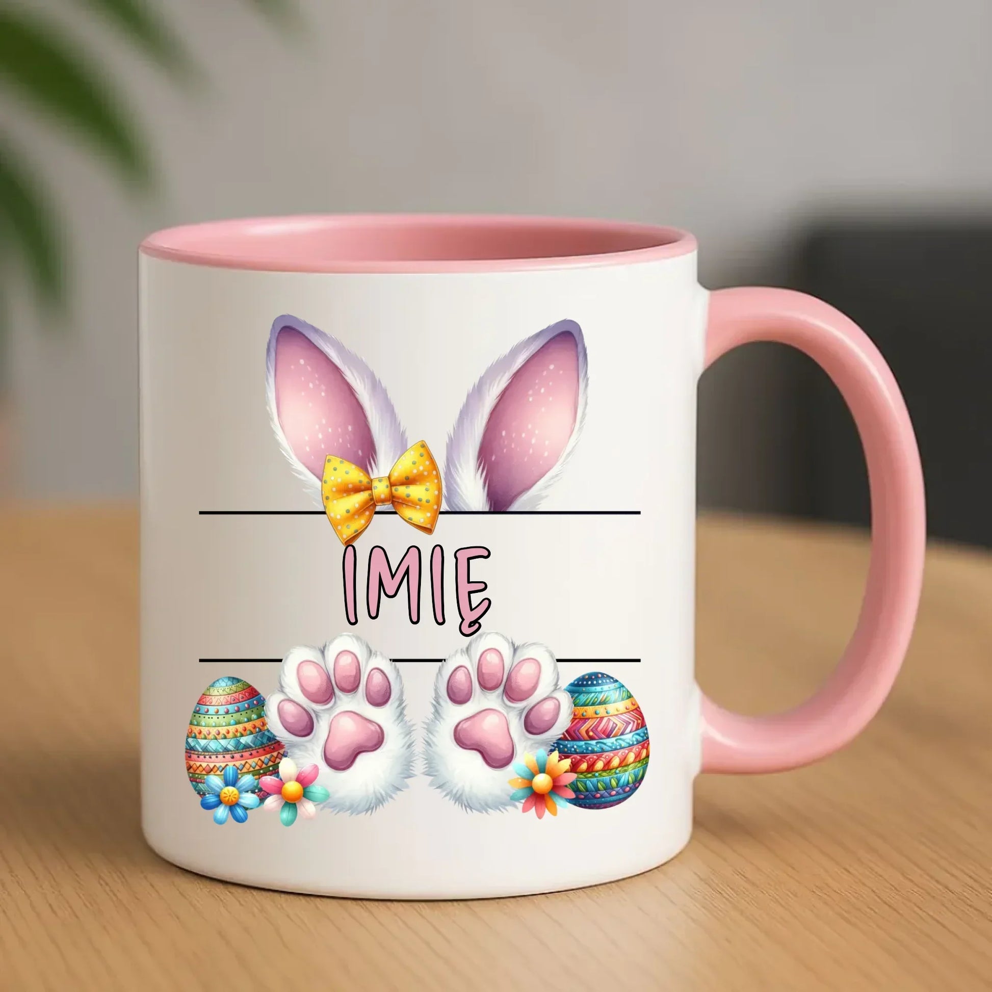 Zajączek z imieniem | Kubek na Wielkanoc WN13 - StoryCups.pl