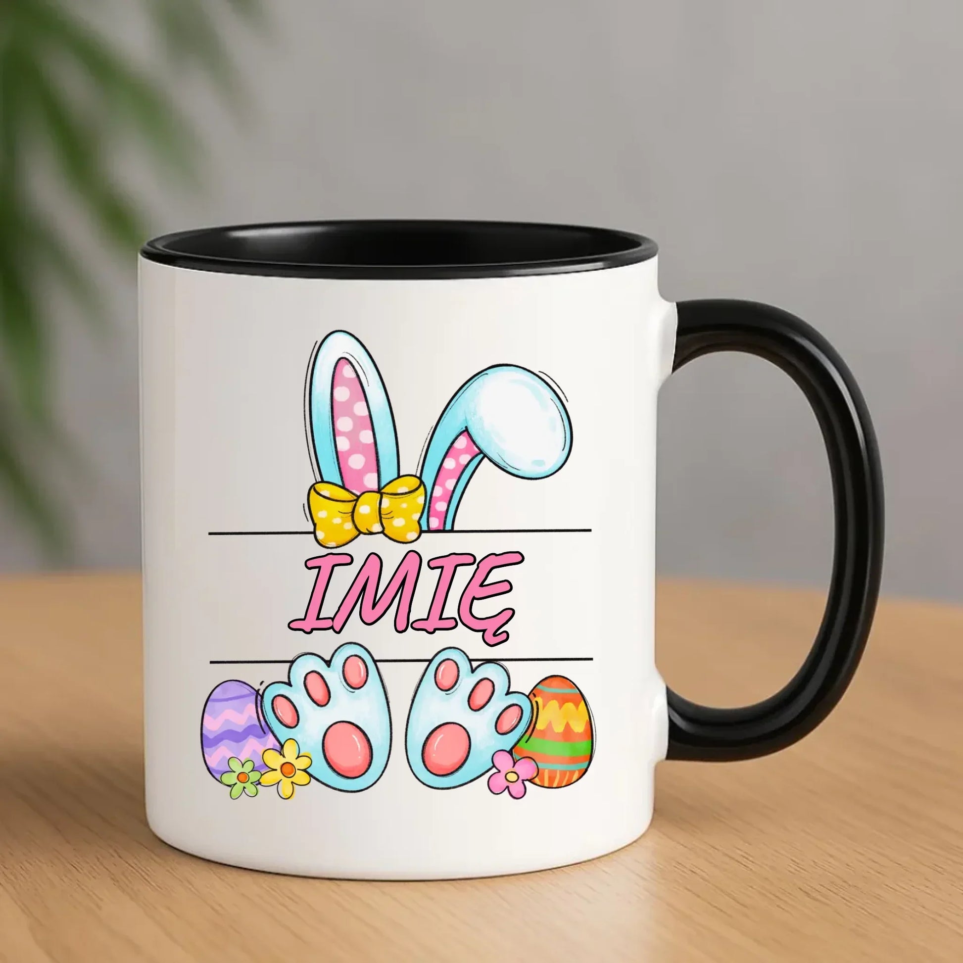 Zajączek Wielkanocny imię | Kubek dla dziecka na Wielkanoc WN15 - StoryCups.pl