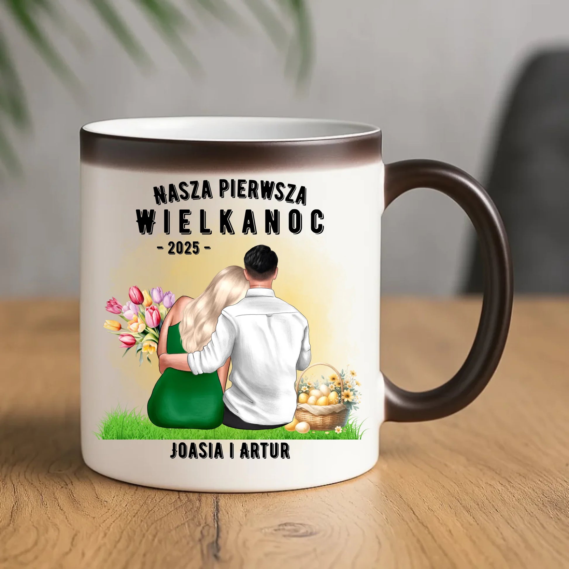 Kubek magiczny wielkanocny prezent na WIELKANOC