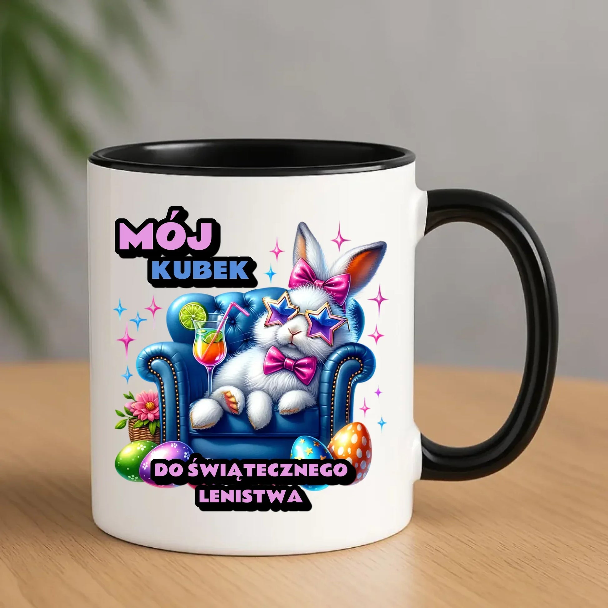 Mój kubek do świątecznego lenistwa | Kubek na Wielkanoc WN30 - StoryCups.pl