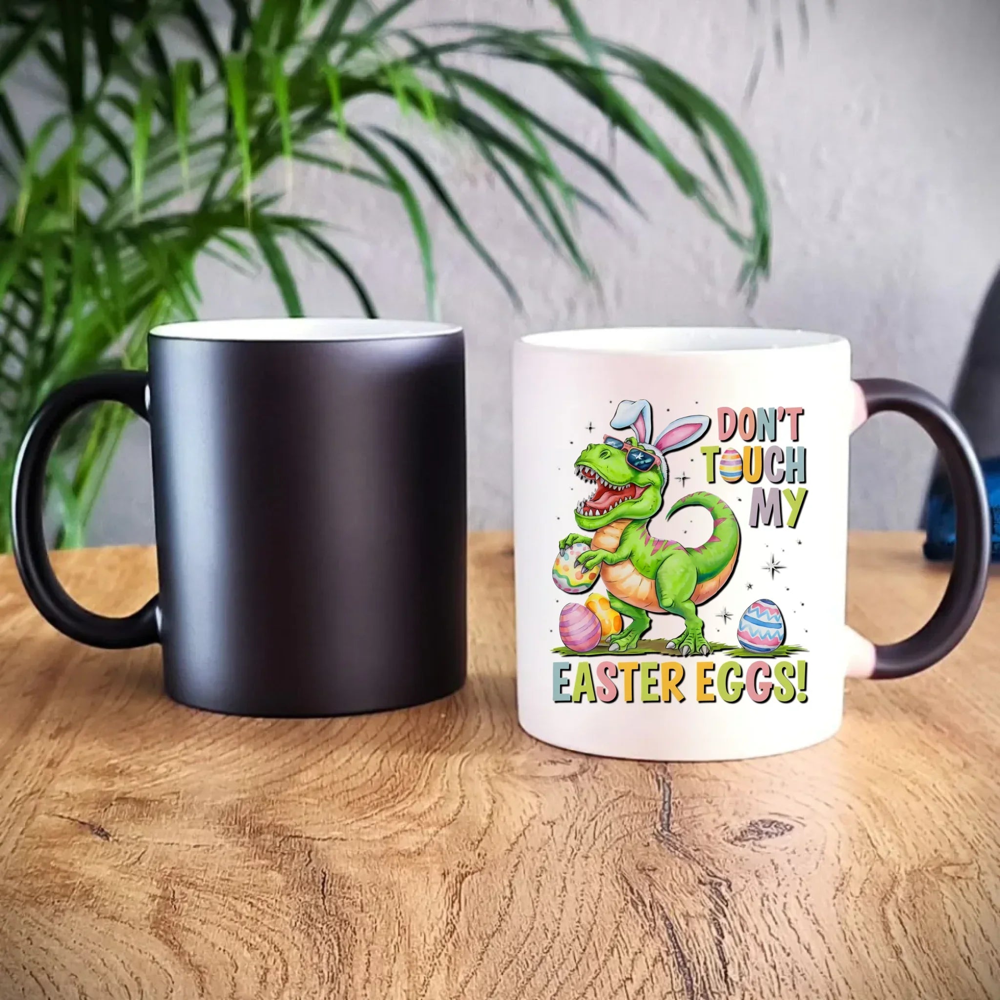 Don't touch my easter eggs | Kubek magiczny na Wielkanoc WN34 - StoryCups.pl