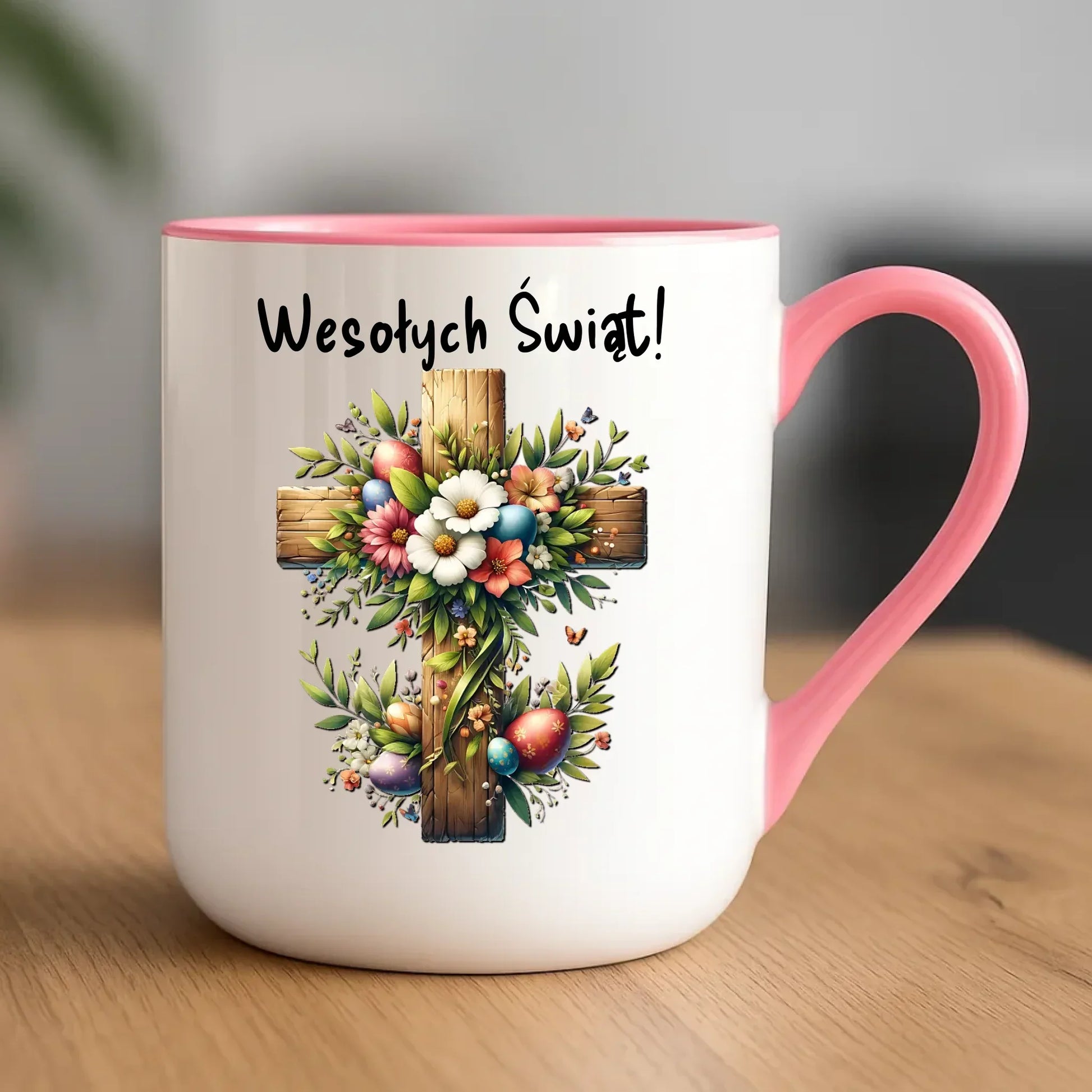 Krzyż | Kubek elegant na Wielkanoc WN02 - StoryCups.pl