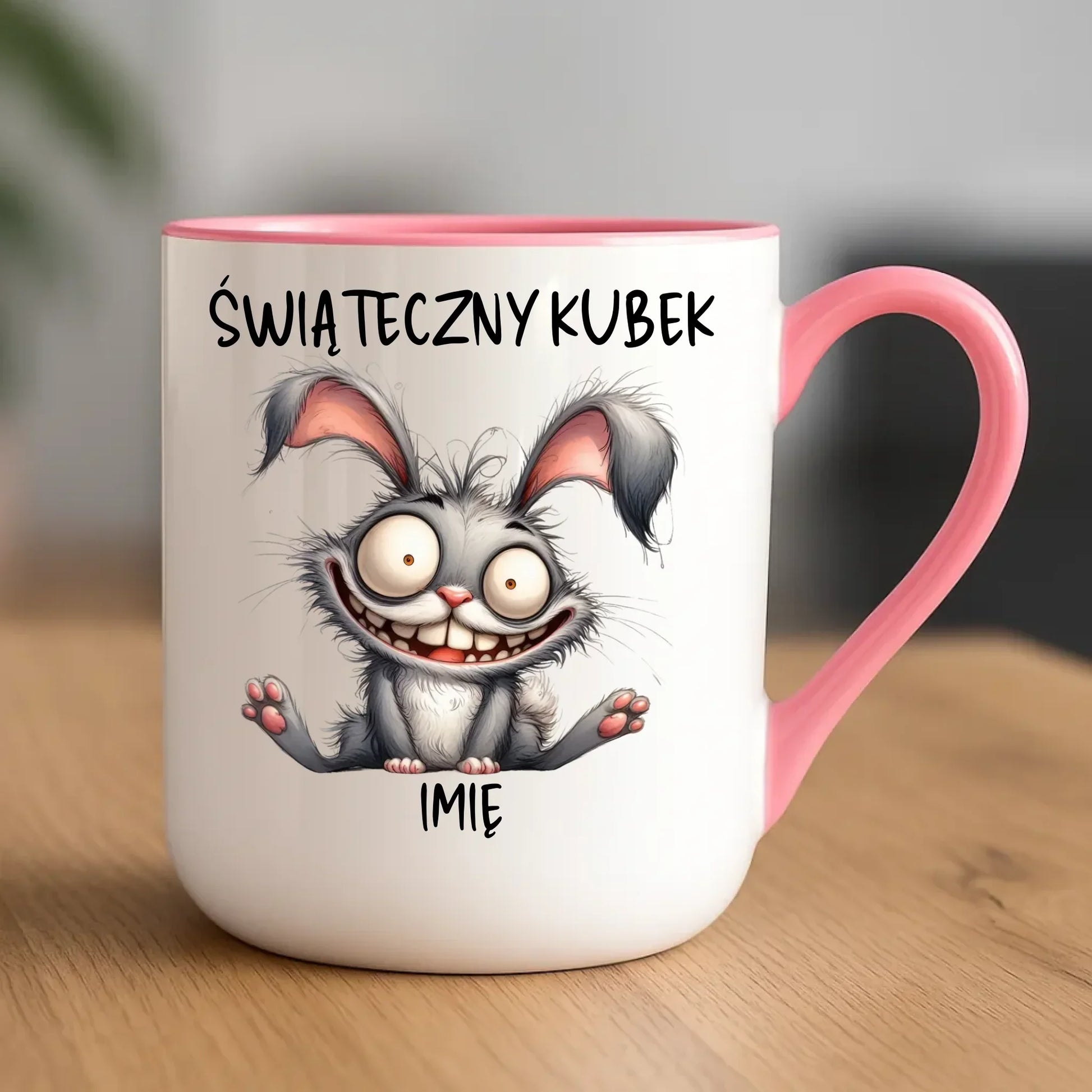 Świąteczny kubek elegant upominek na Wielkanoc imię WN26 - StoryCups.pl