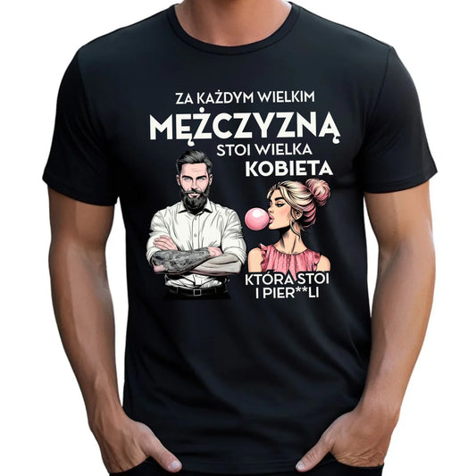 Prezent dla chłopaka koszulka męska z nadrukiem DZIEŃ CHŁOPAKA CHŁOPAK