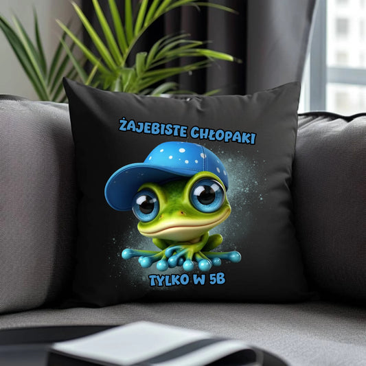 Czarna poduszka premium storycups