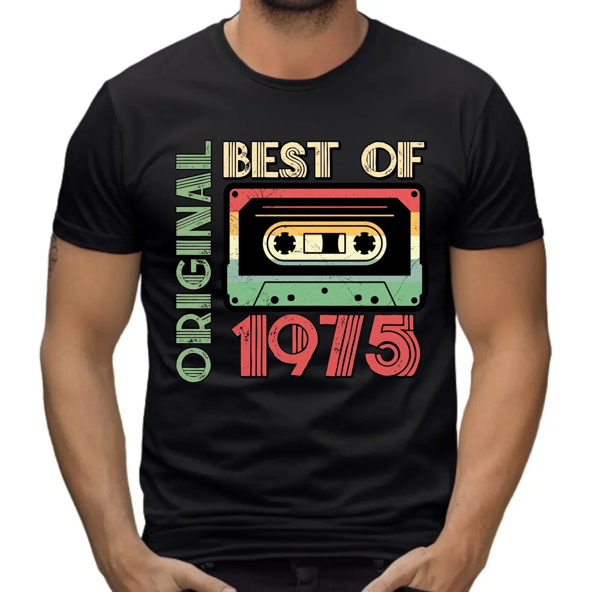 Original 1975 personalizacja | Koszulka męska na urodziny U30 - StoryCups.pl