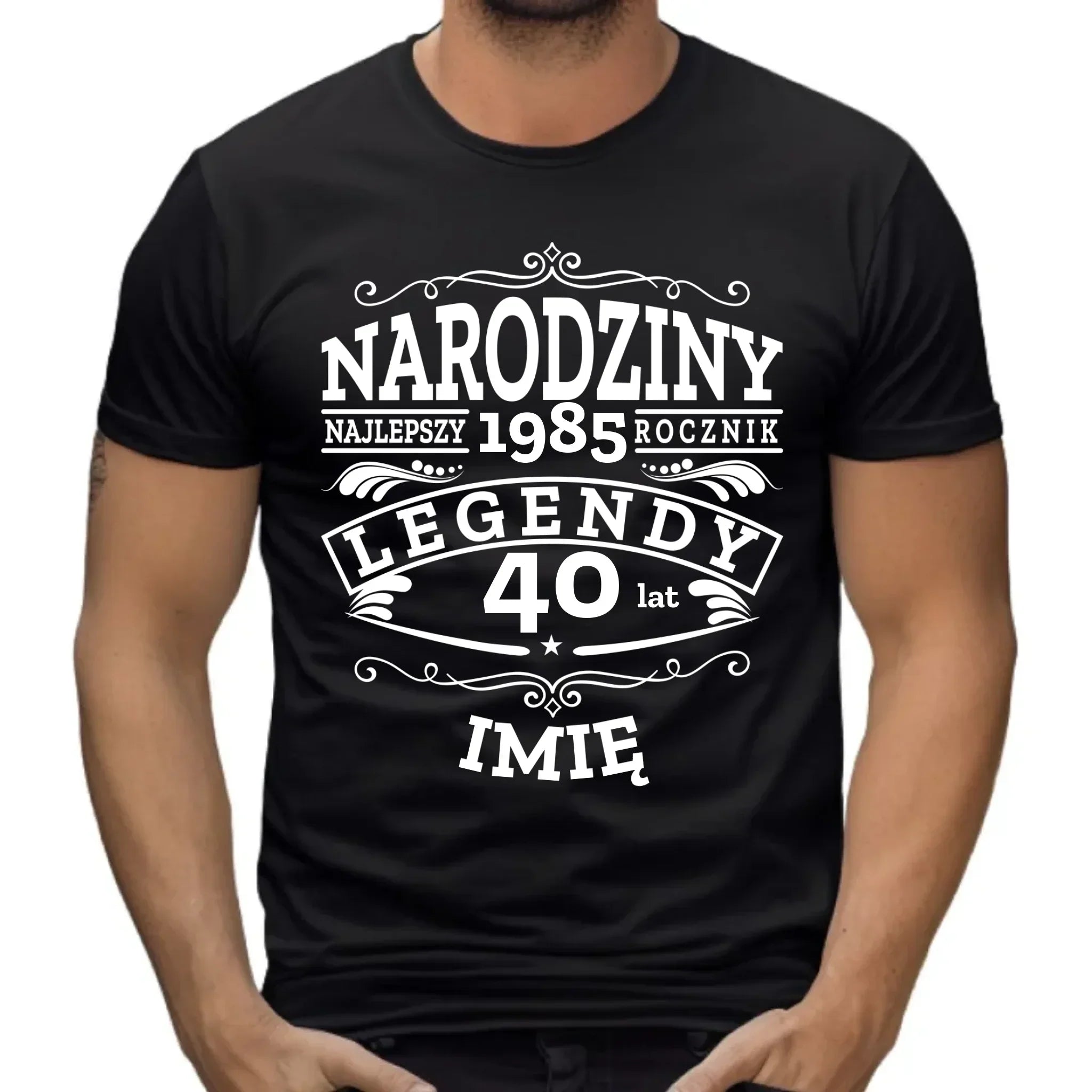 Narodziny Legendy | Personalizowana koszulka męska prezent na urodziny U01 - StoryCups.pl