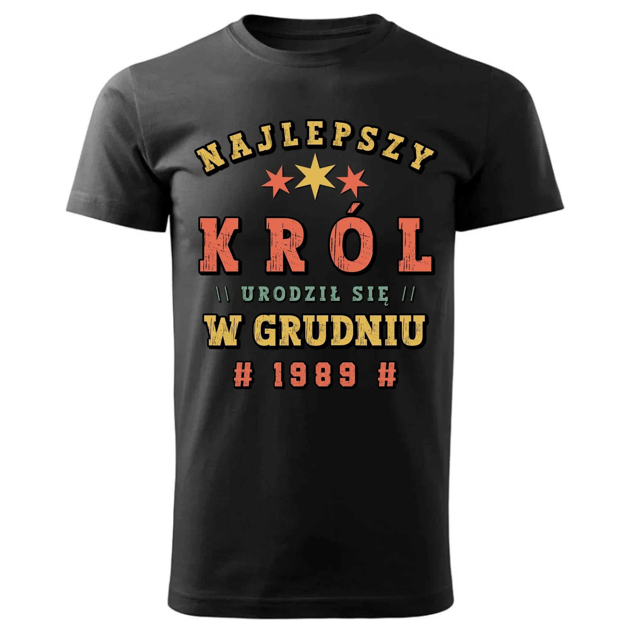 Najlepszy Król urodził się w (miesiąc, rok) | Koszulka męska na urodziny U26 - StoryCups.pl