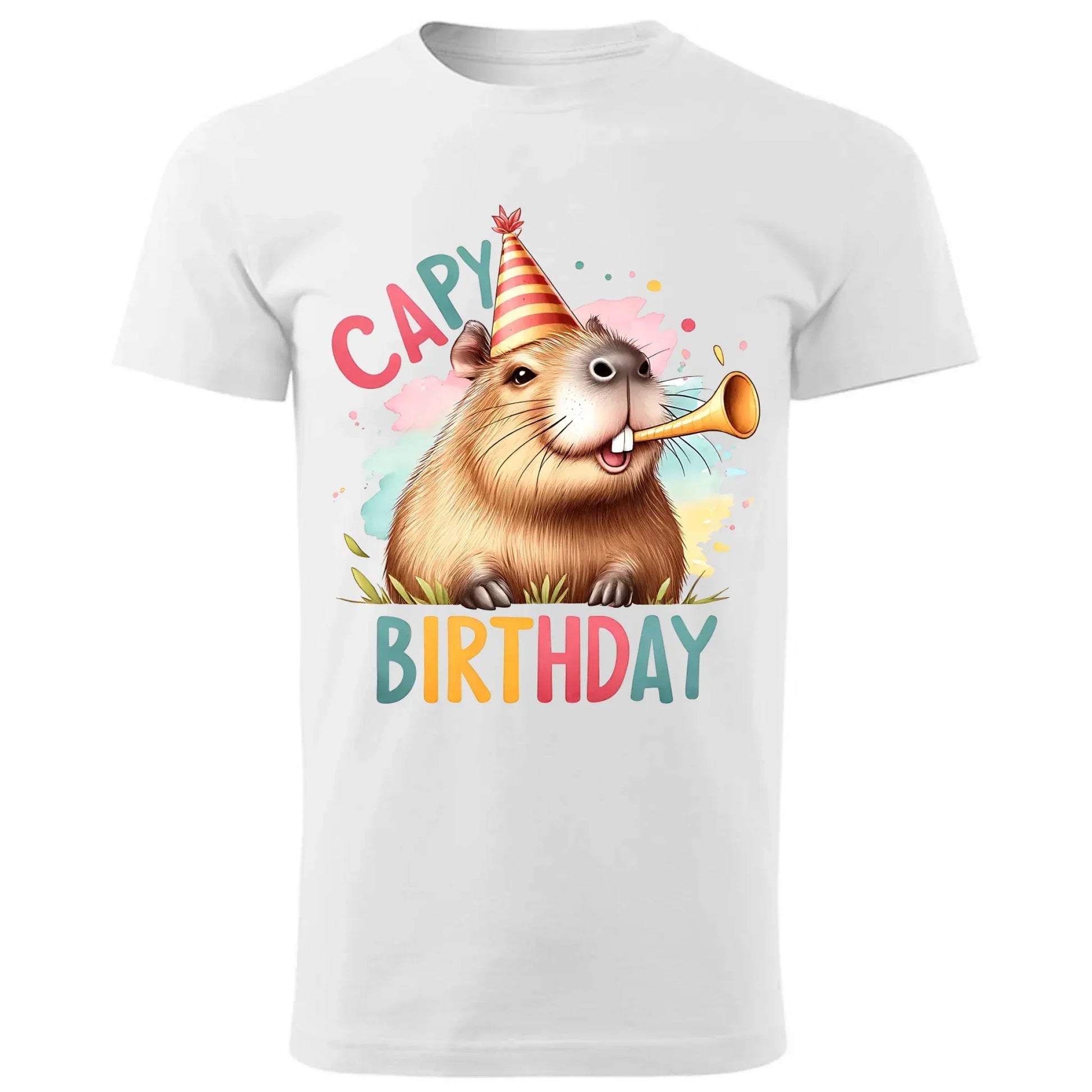 Capy Birthday kapibara | Koszulka męska na urodziny U21 - StoryCups.pl