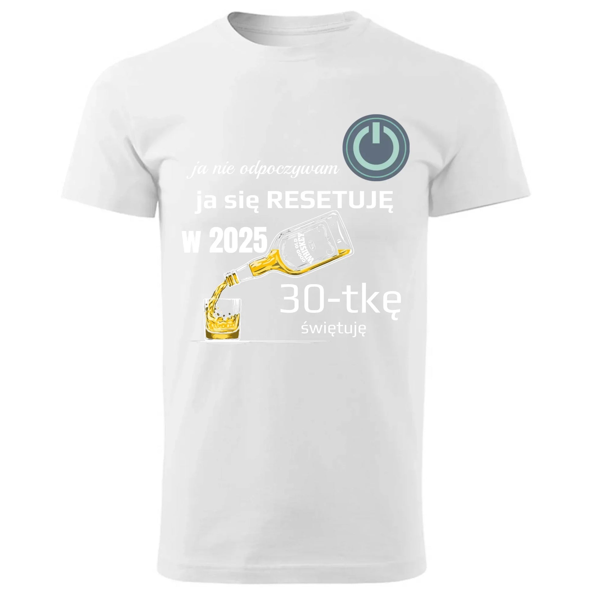 Ja się resetuję | Koszulka męska na urodziny U19 - StoryCups.pl
