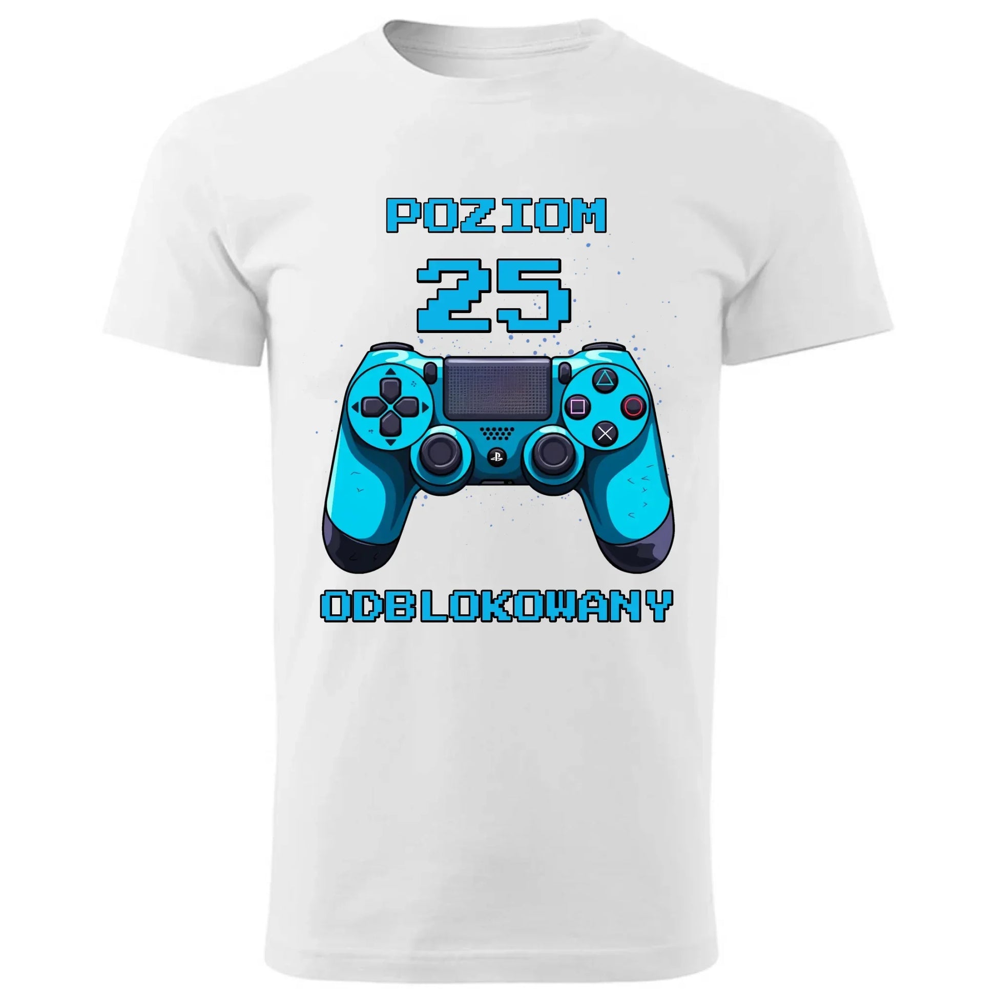 Poziom odblokowany (wiek) | Koszulka męska na urodziny dla gracza U24 - StoryCups.pl