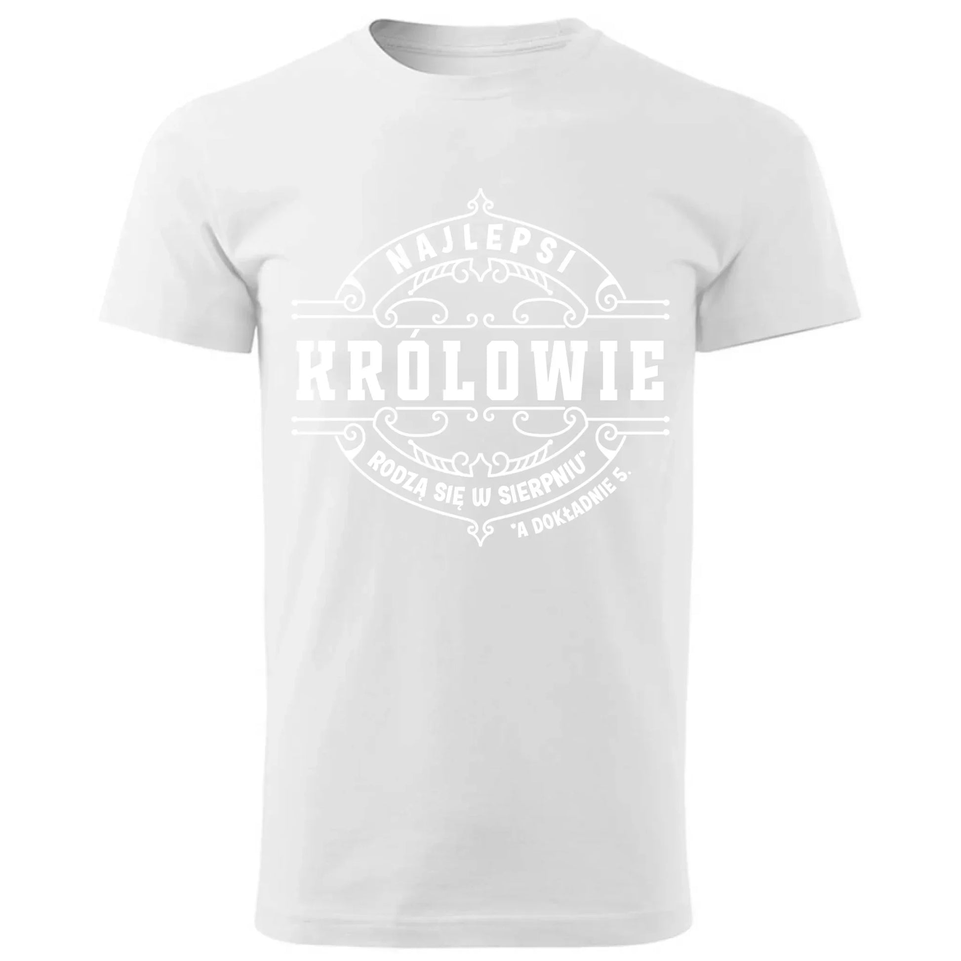 Najlepsi Królowie rodzą się (miesiąc, dzień) | Koszulka męska na urodziny U18 - StoryCups.pl