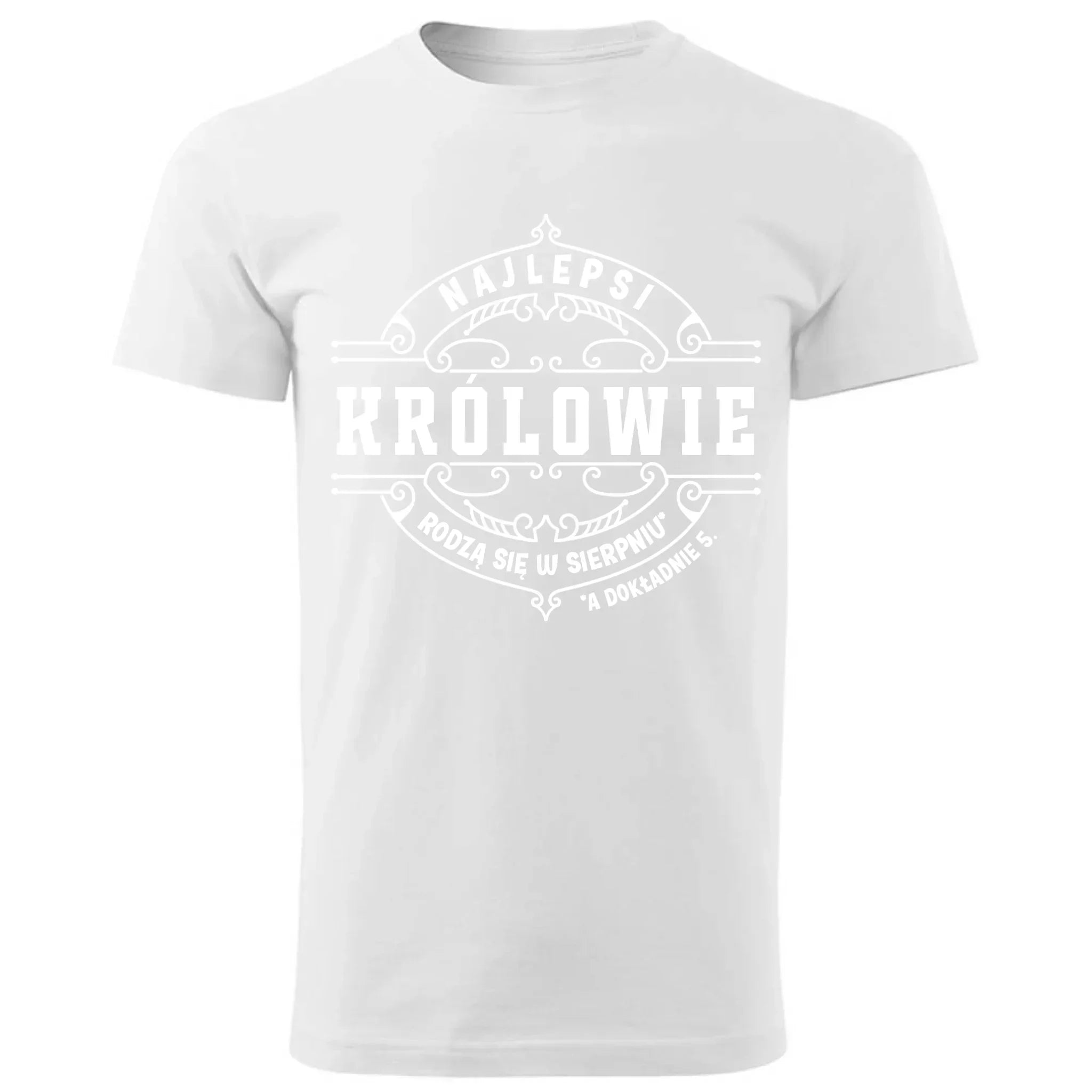 Najlepsi Królowie rodzą się (miesiąc, dzień) | Koszulka męska na urodziny U18 - StoryCups.pl