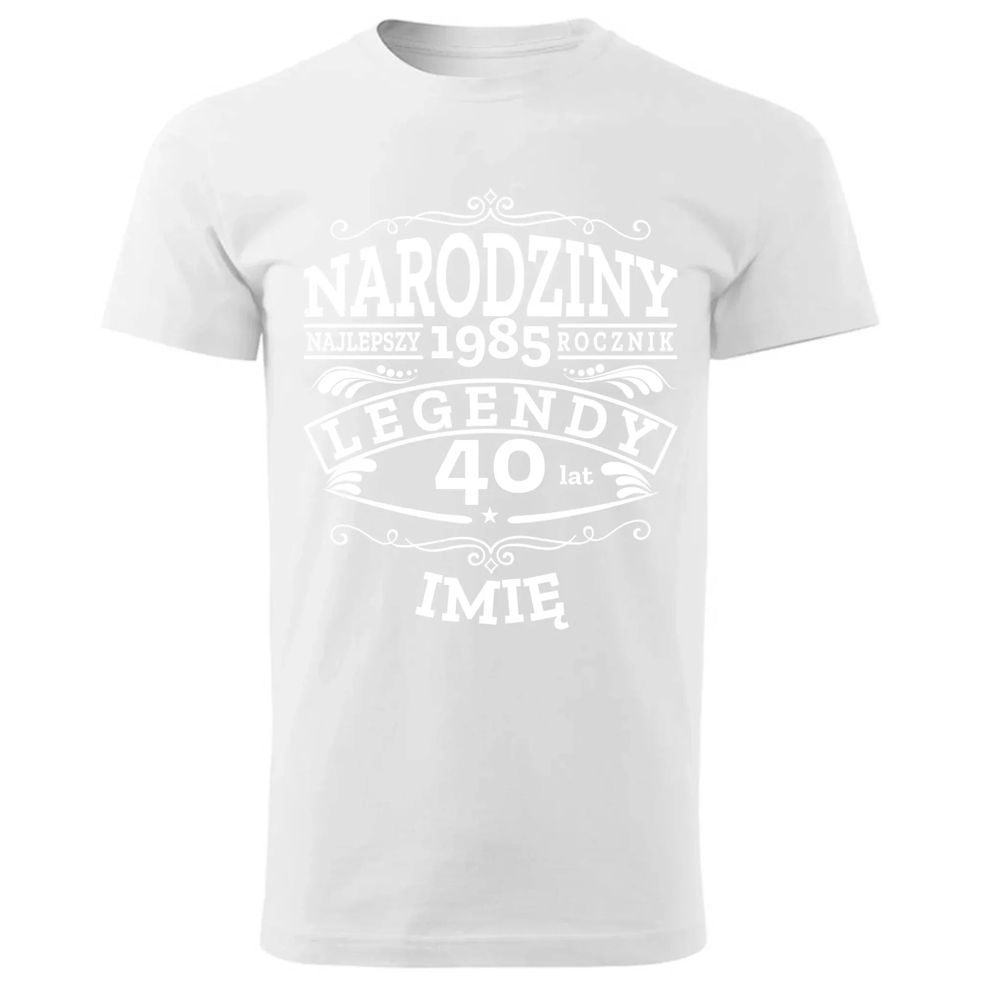 Narodziny Legendy | Personalizowana koszulka męska prezent na urodziny U01 - StoryCups.pl