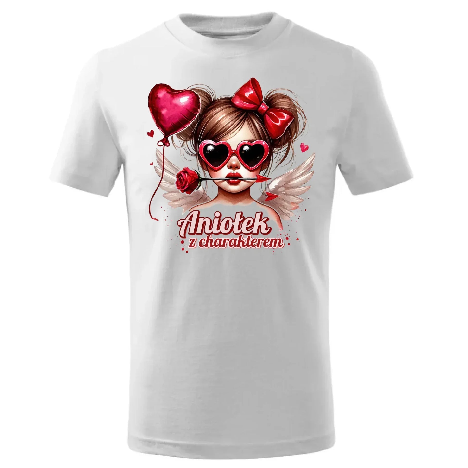 Aniołek z charakterem | Koszulka dla dziecka W58 - StoryCups.pl