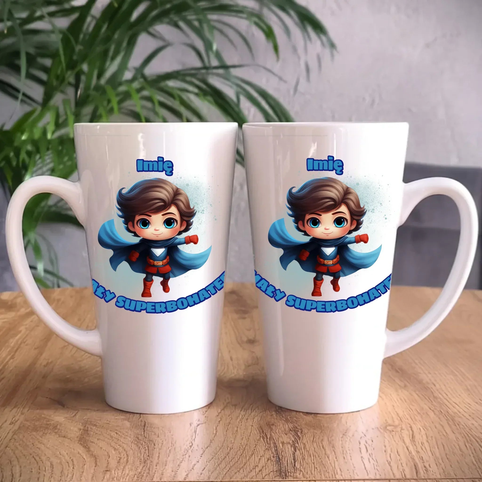 Mały Superbohater | Kubek z imieniem dla chłopca DD01 - StoryCups.pl