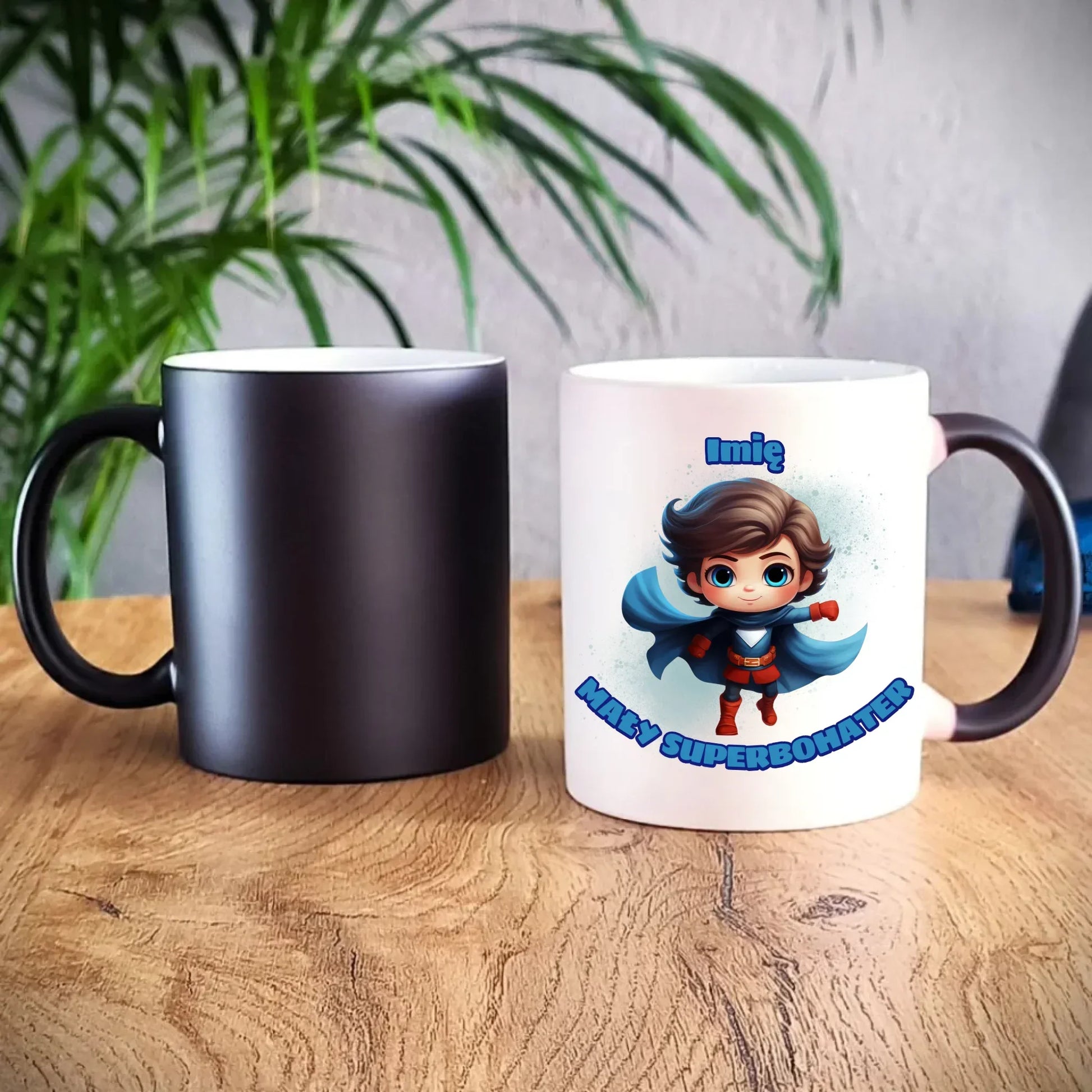 Mały Superbohater | Kubek z imieniem dla chłopca DD01 - StoryCups.pl