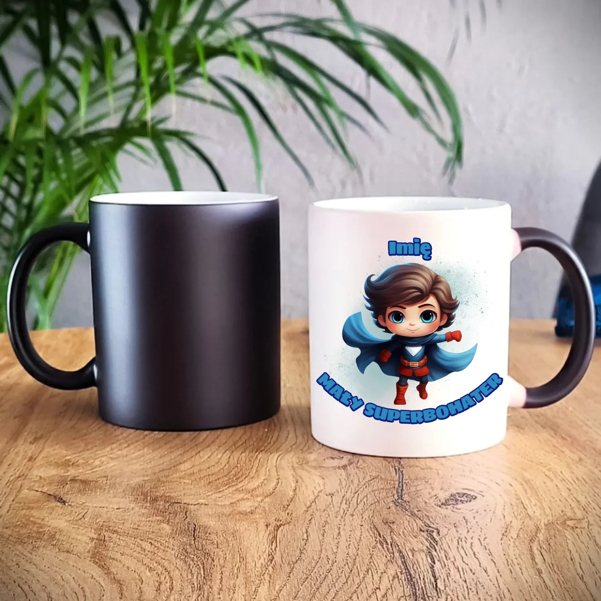 Mały Superbohater | Kubek z imieniem dla chłopca DD01 - StoryCups.pl