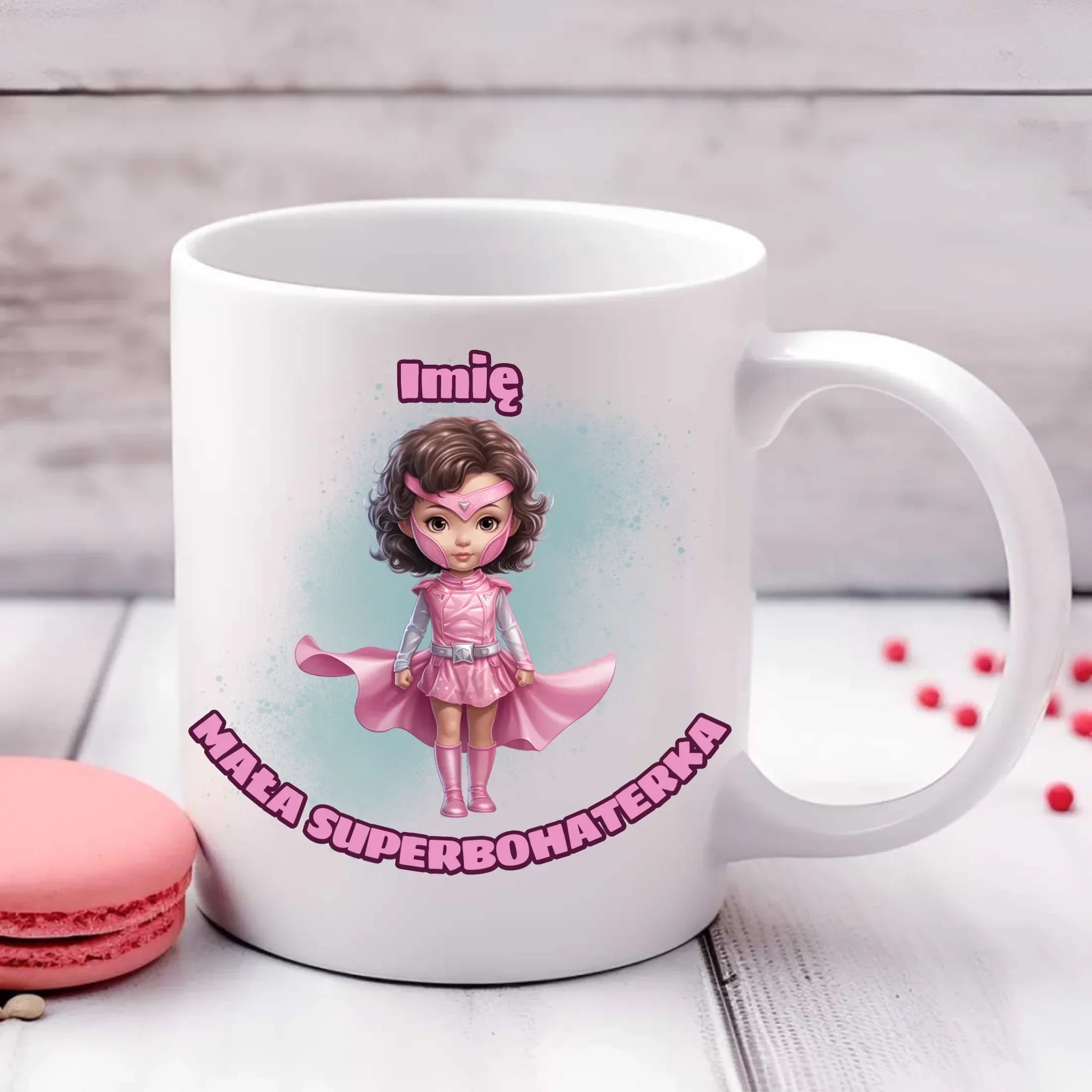 Mała Superbohaterka | Kubek dla dziewczynki DD02 - StoryCups.pl